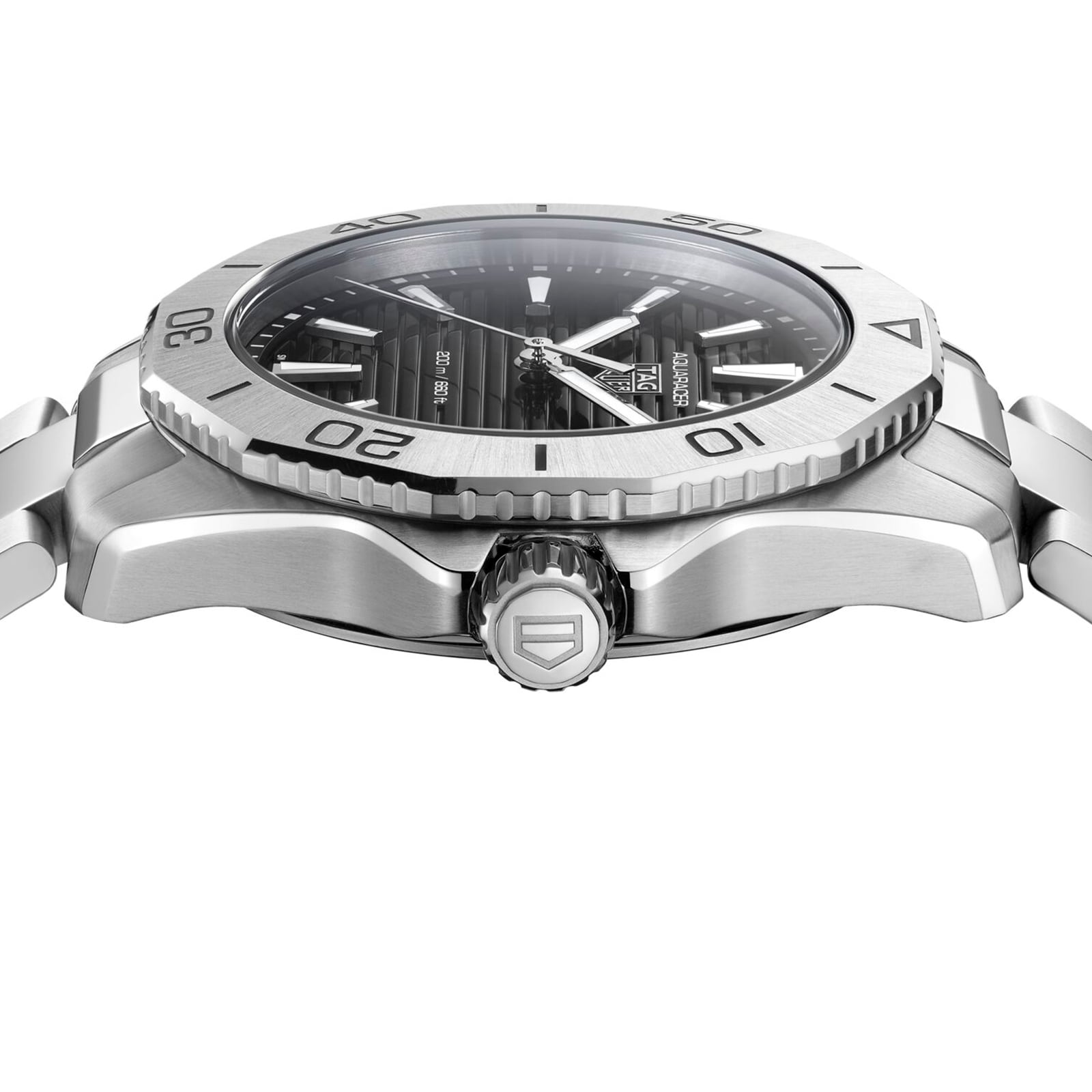 TAG Heuer Aquaracer WBP1110 Quartz Watch - 40mm Black Dial | 200M Water Resistant - Image 3