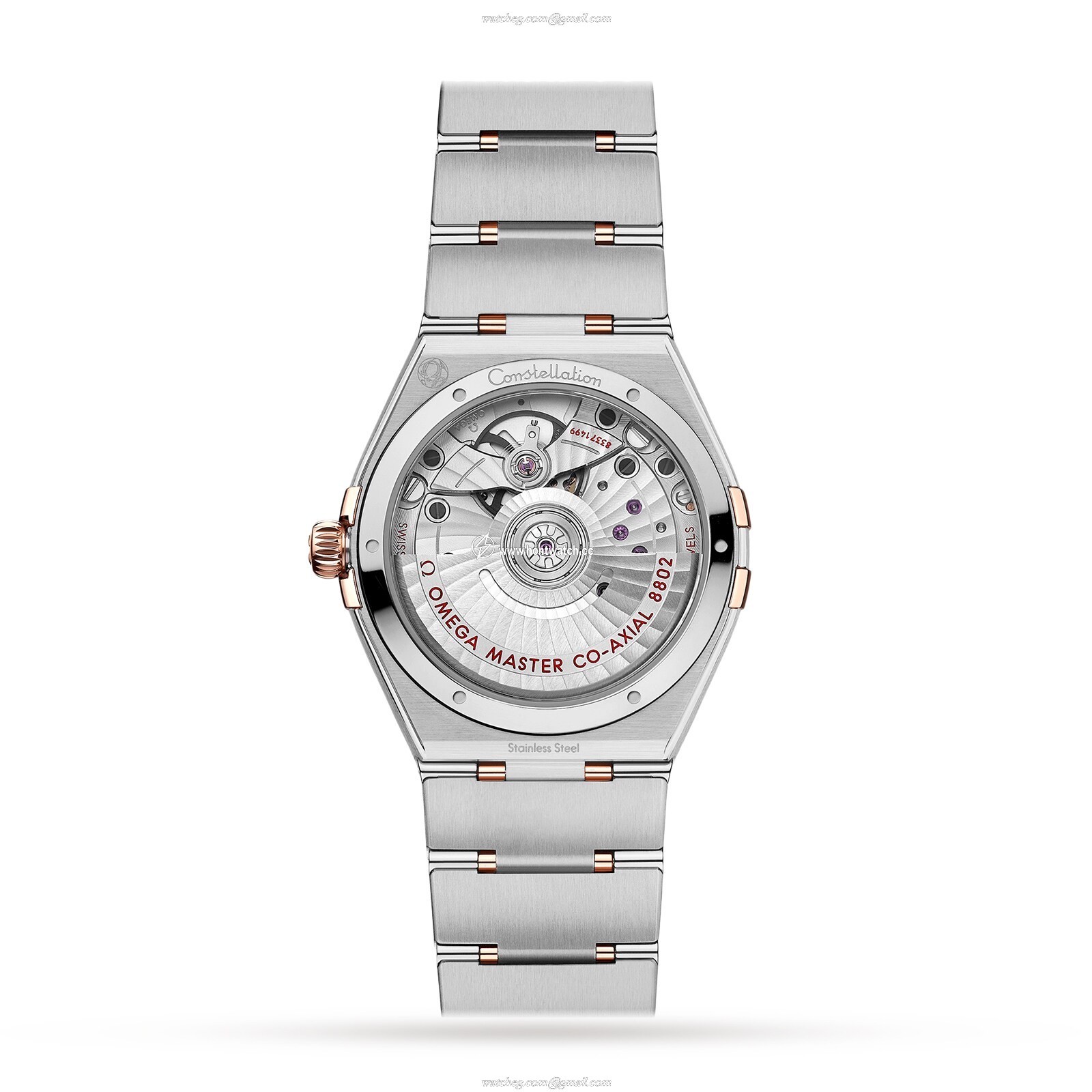 Omega Constellation Replica | 34mm Automatic | Mother of Pearl Dial & Diamond Markers - Image 2