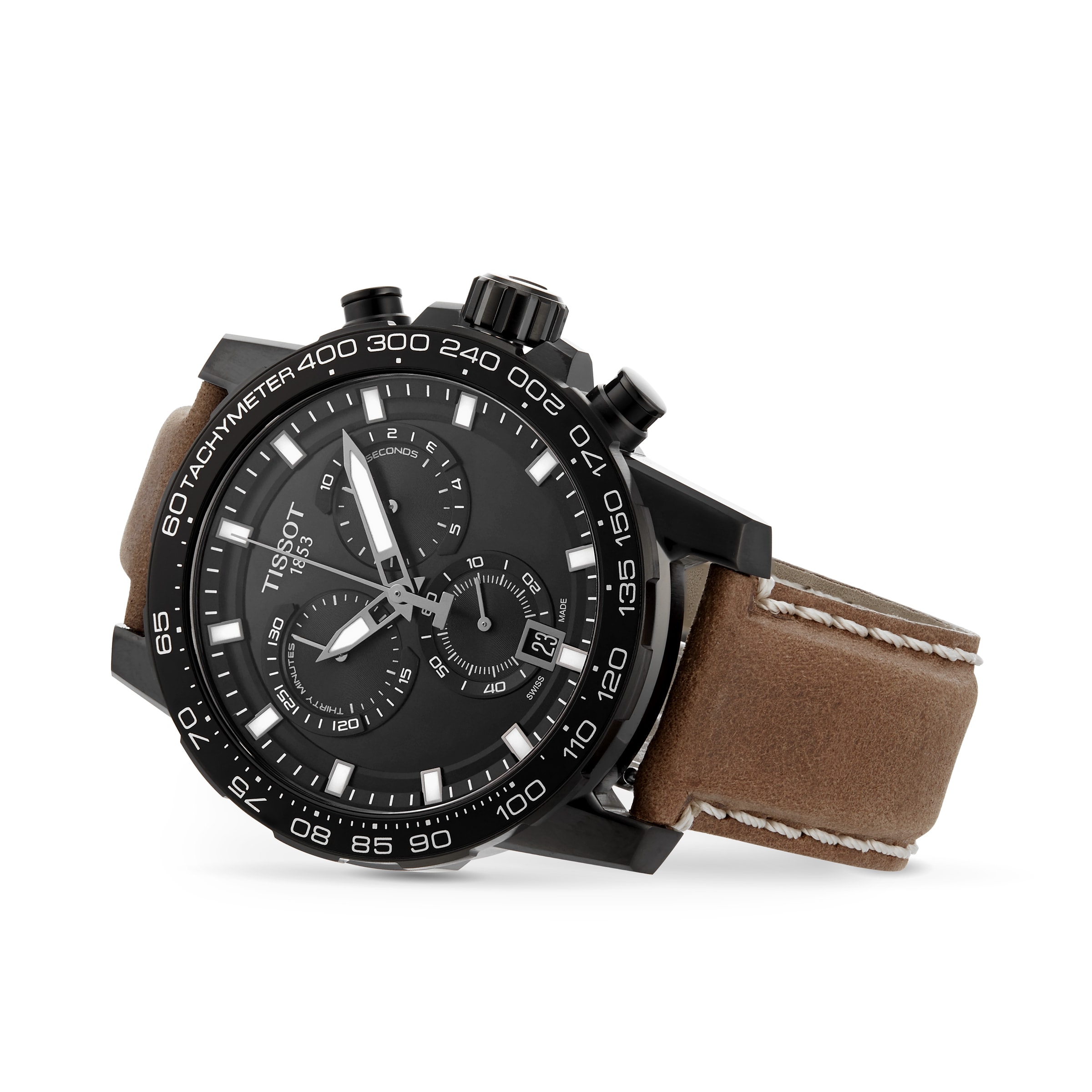 Tissot T-Sport Chrono - 45.5mm Black PVD Case - Quartz Watch - 100m Water Resistant - Image 3