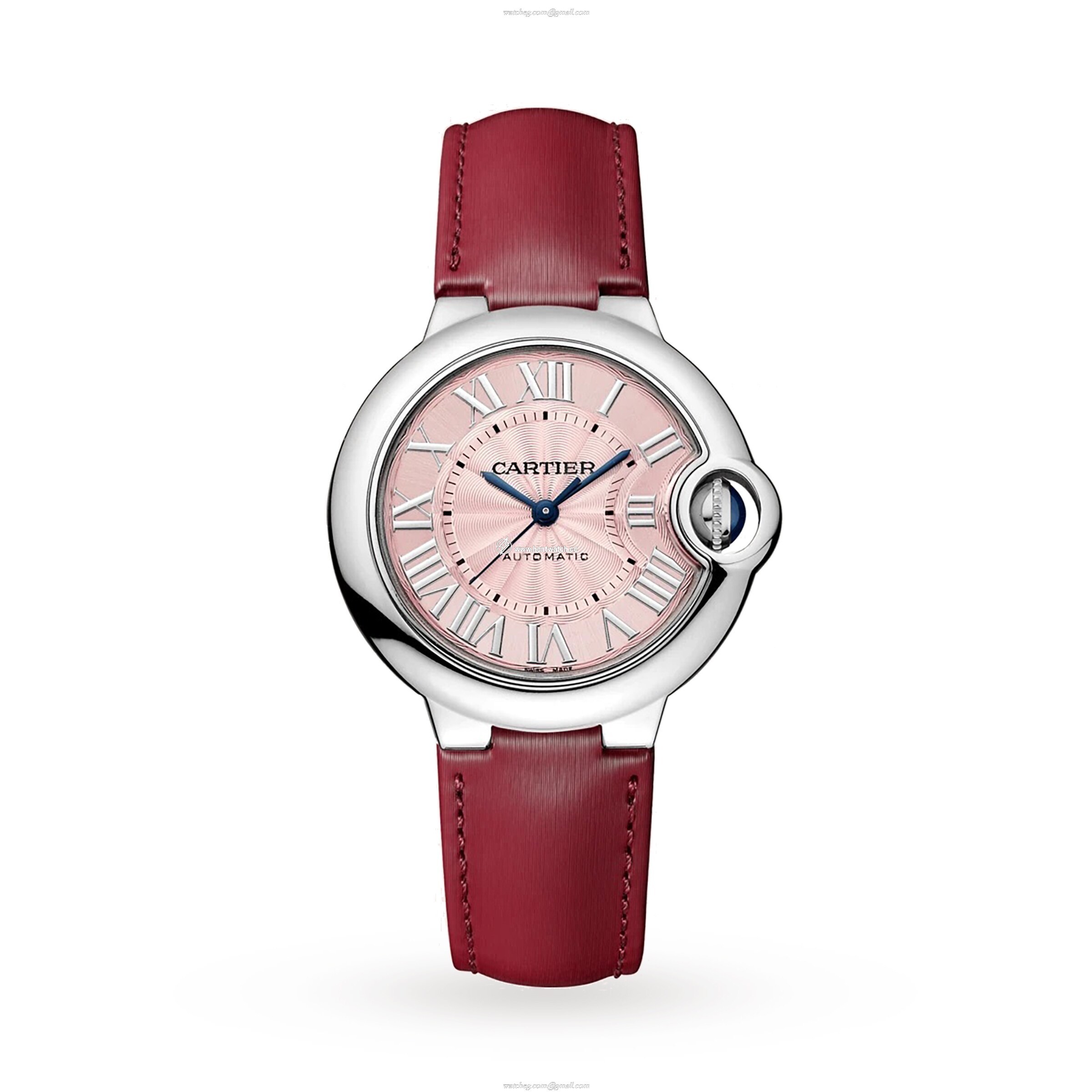 Cartier Ballon Bleu de Cartier WSBB0041 - 33mm Steel Automatic Pink Watch - Image 2