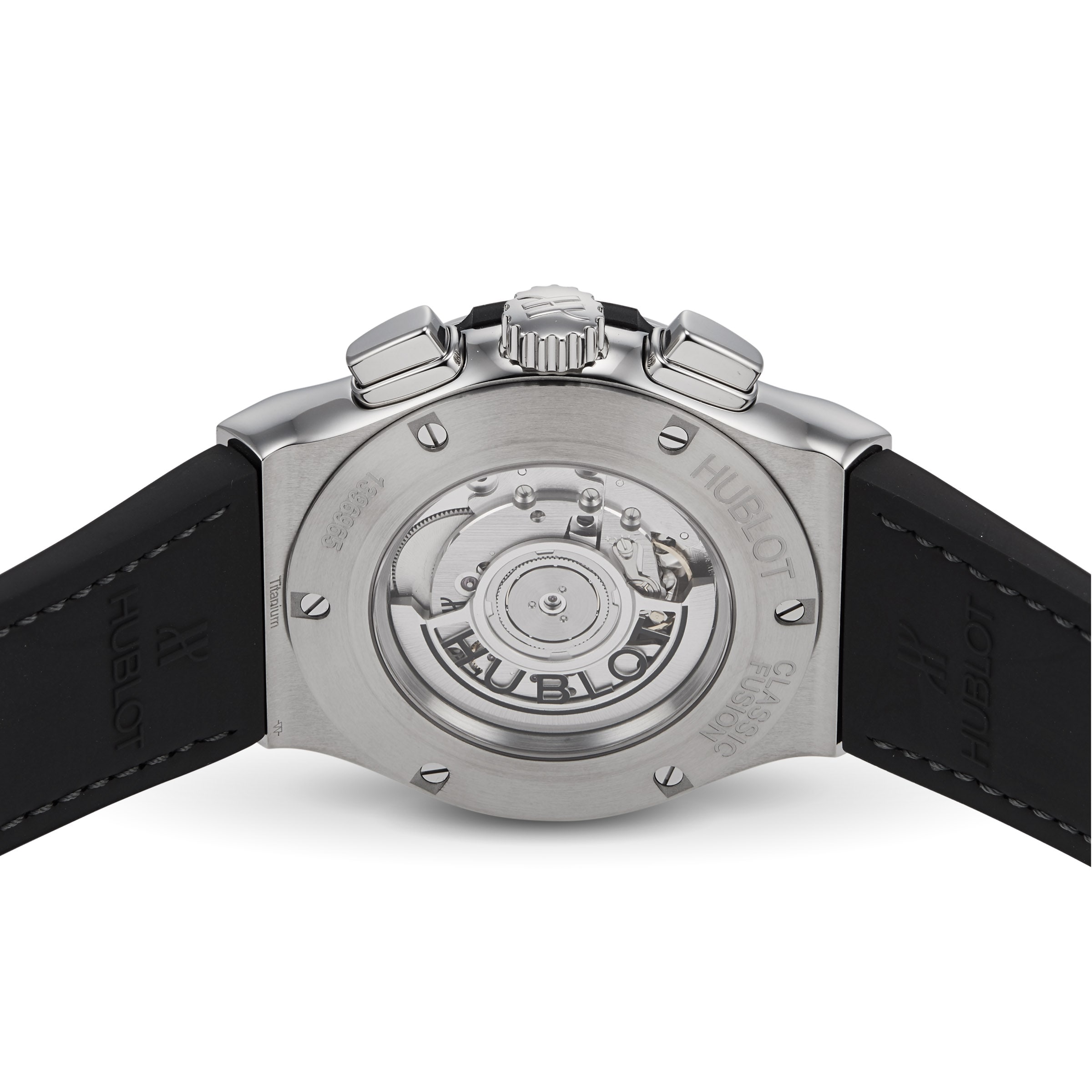 Hublot Titanium Automatic Grey Watch - 45mm Case | Alligator Strap - Image 4