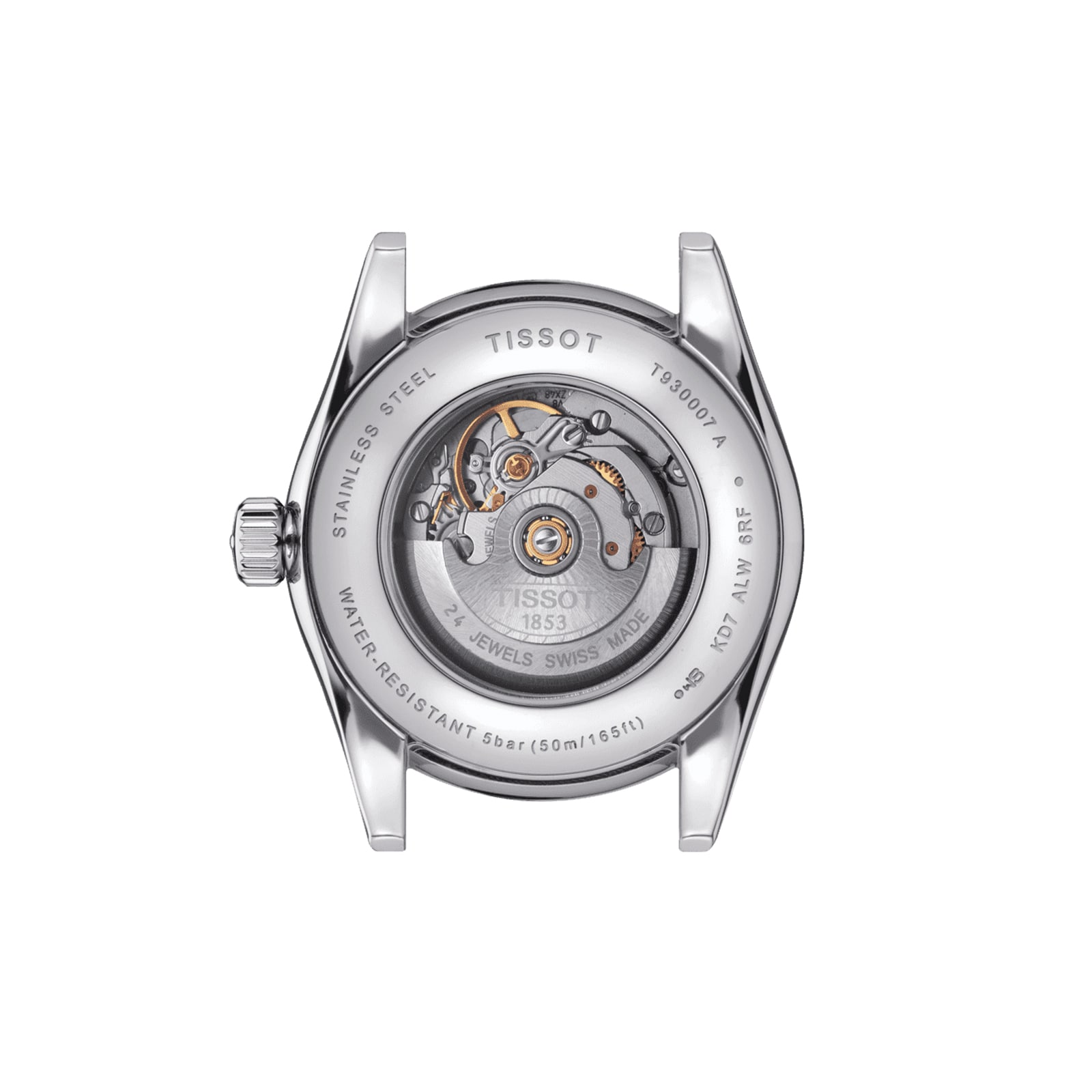 Tissot T-Gold Automatic Watch - 29mm Blue Dial - Stainless Steel & Rose Gold - Image 3