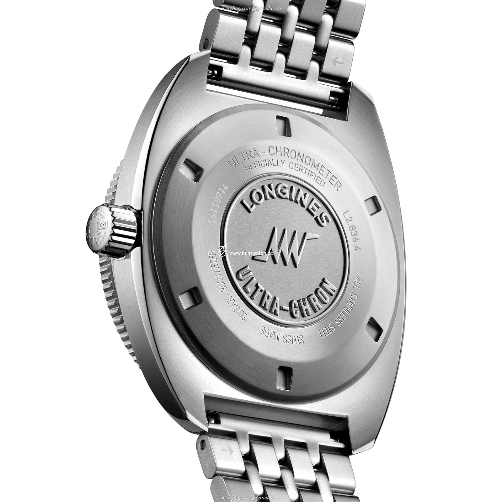 Longines Ultra-Chron L28364529 | 43mm Automatic Black Dial | Stainless Steel - Image 2