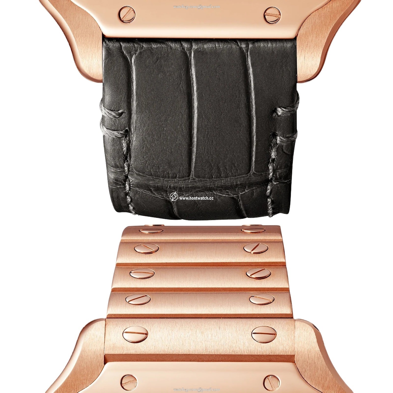 Cartier Santos de Cartier WGSA0031 - 35mm Rose Gold Automatic Watch - Image 2