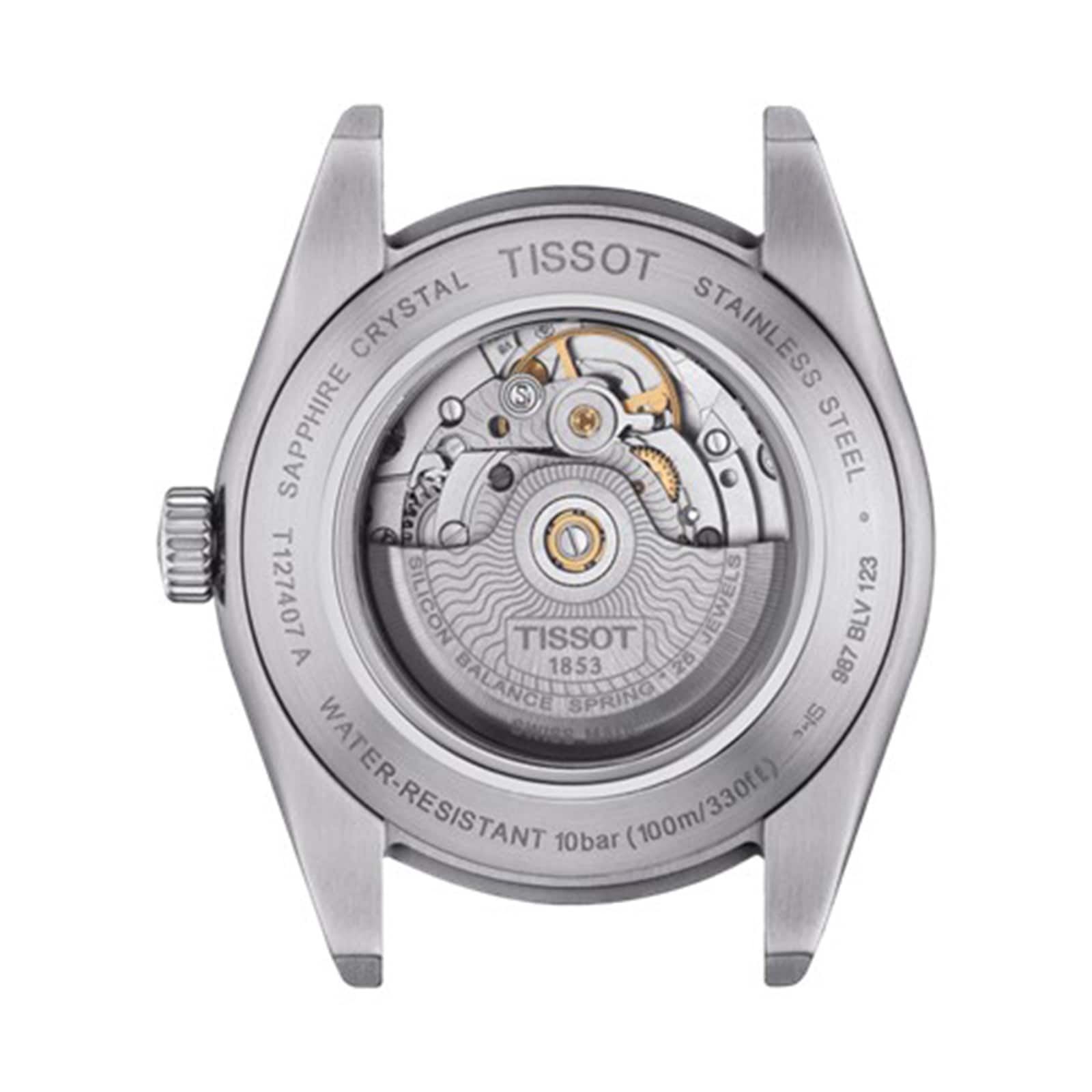 Tissot T-Classic Automatic Watch - 40mm Black Dial Stainless Steel - Image 3