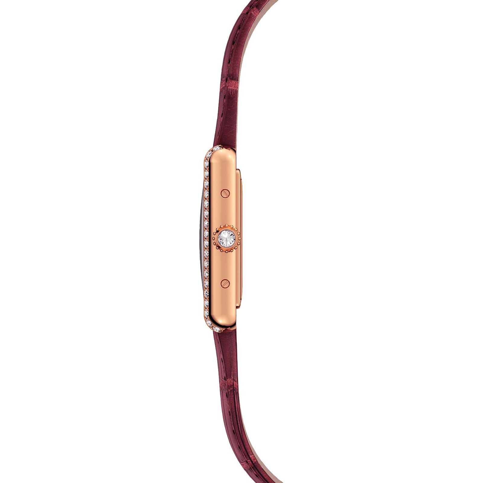 Cartier Tank Louis Cartier WJTA0037 - Rose Gold Manual Winding - 22mm Silver Dial - Image 3