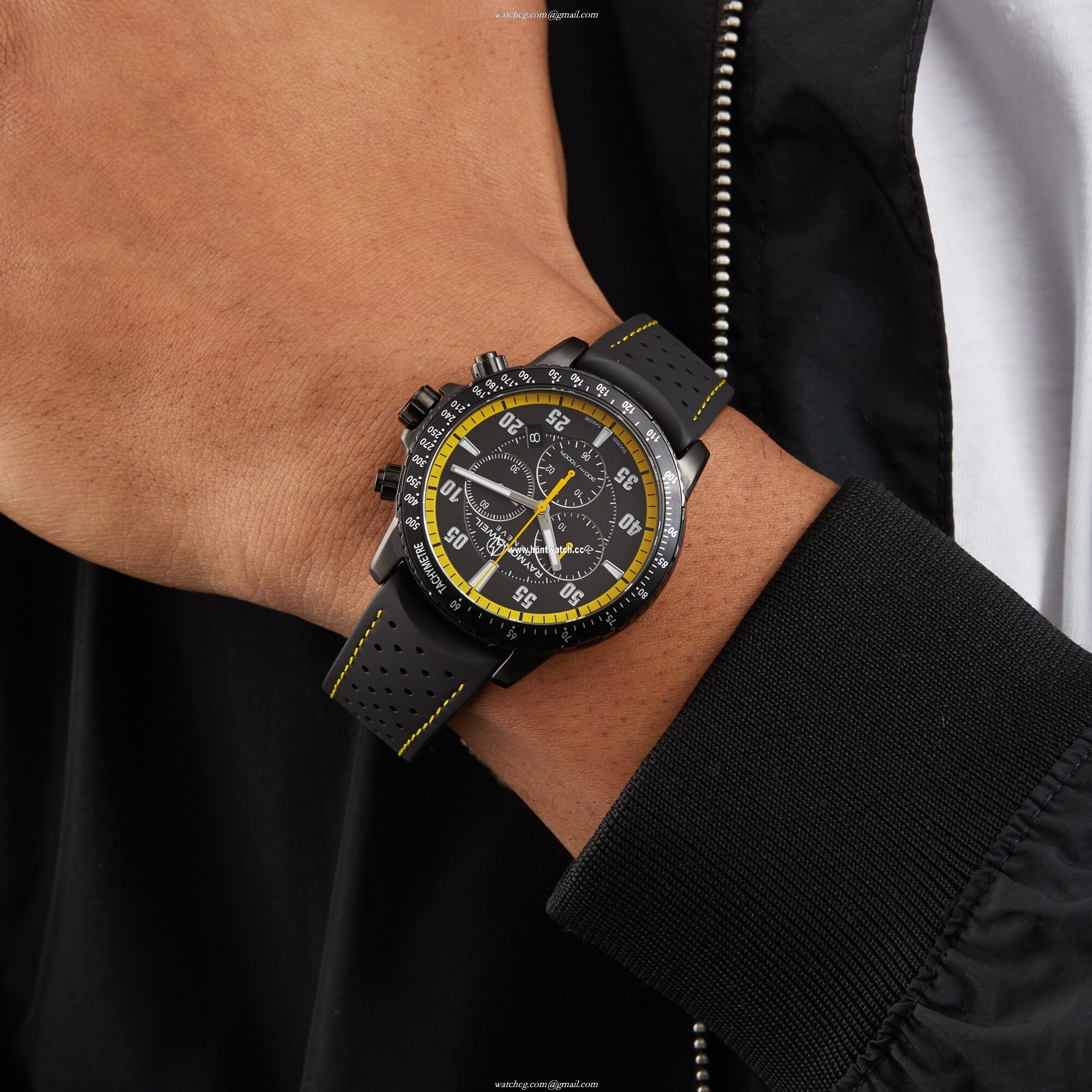Raymond Weil Tango 8570-BKR-05275 | Black PVD & Steel | 43mm Quartz - Image 2