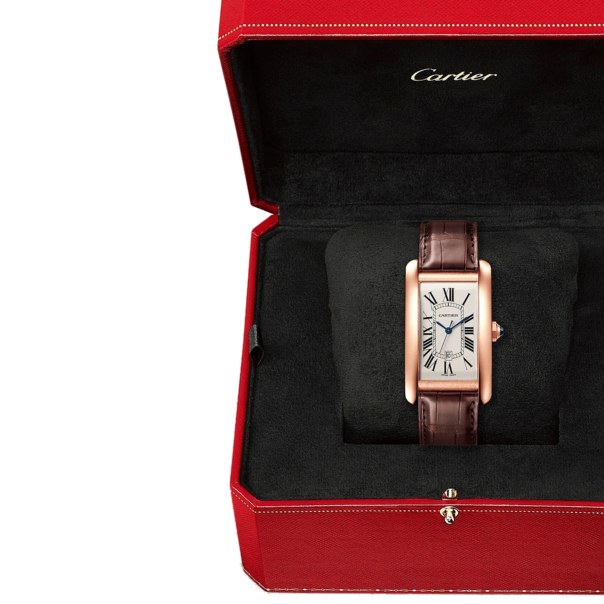 Cartier Tank Americaine WGTA0047 | Rose Gold Automatic Silver Dial - Image 3