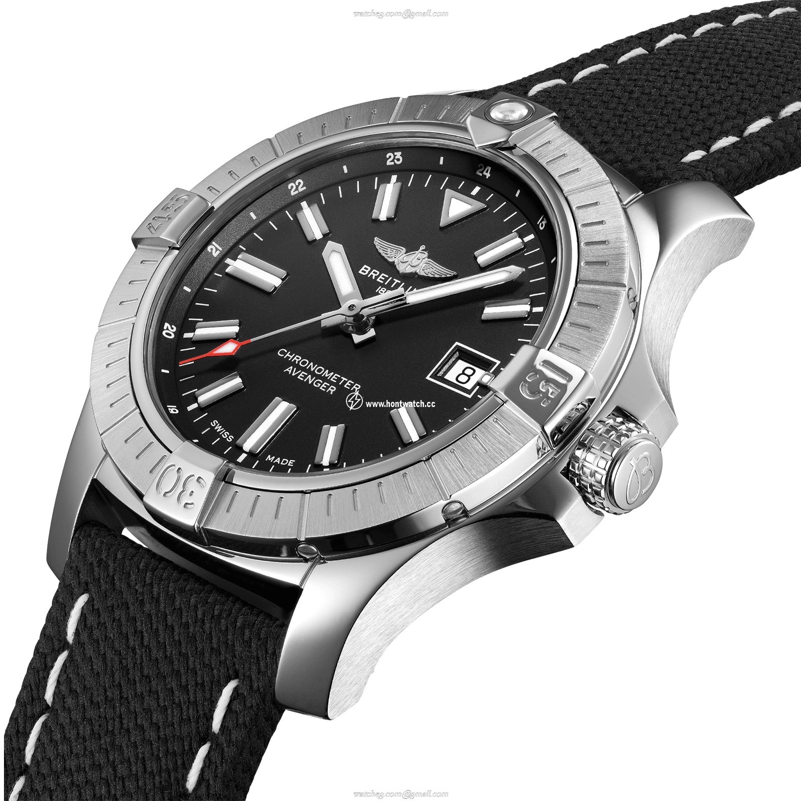 Breitling Avenger A17318101B1X2 - 43mm Automatic Black Dial - Stainless Steel - Image 2