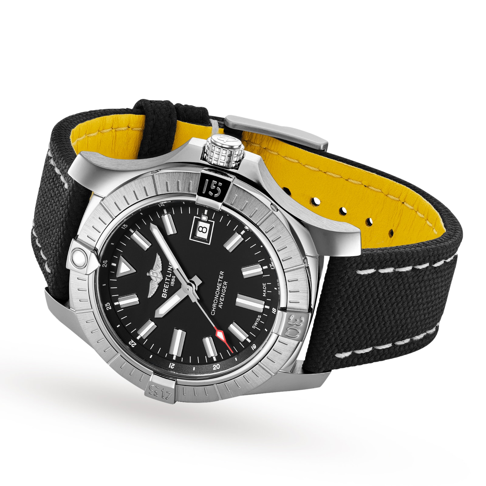 Breitling Avenger A17318101B1X2 - 43mm Automatic Black Dial - Stainless Steel - Image 3
