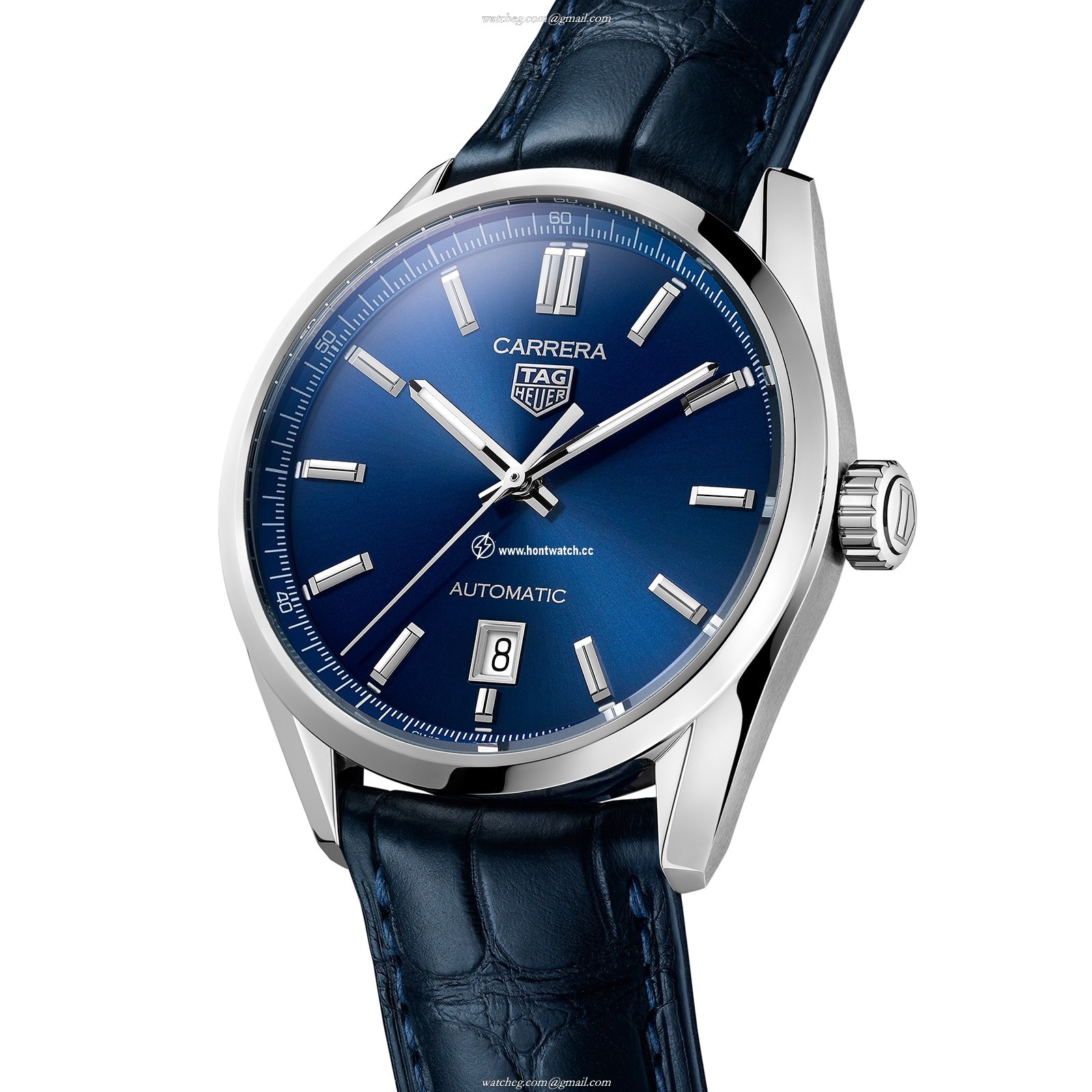 TAG Heuer Carrera WBN2112.FC6504 Automatic Blue Dial - 39mm Stainless Steel - Image 2