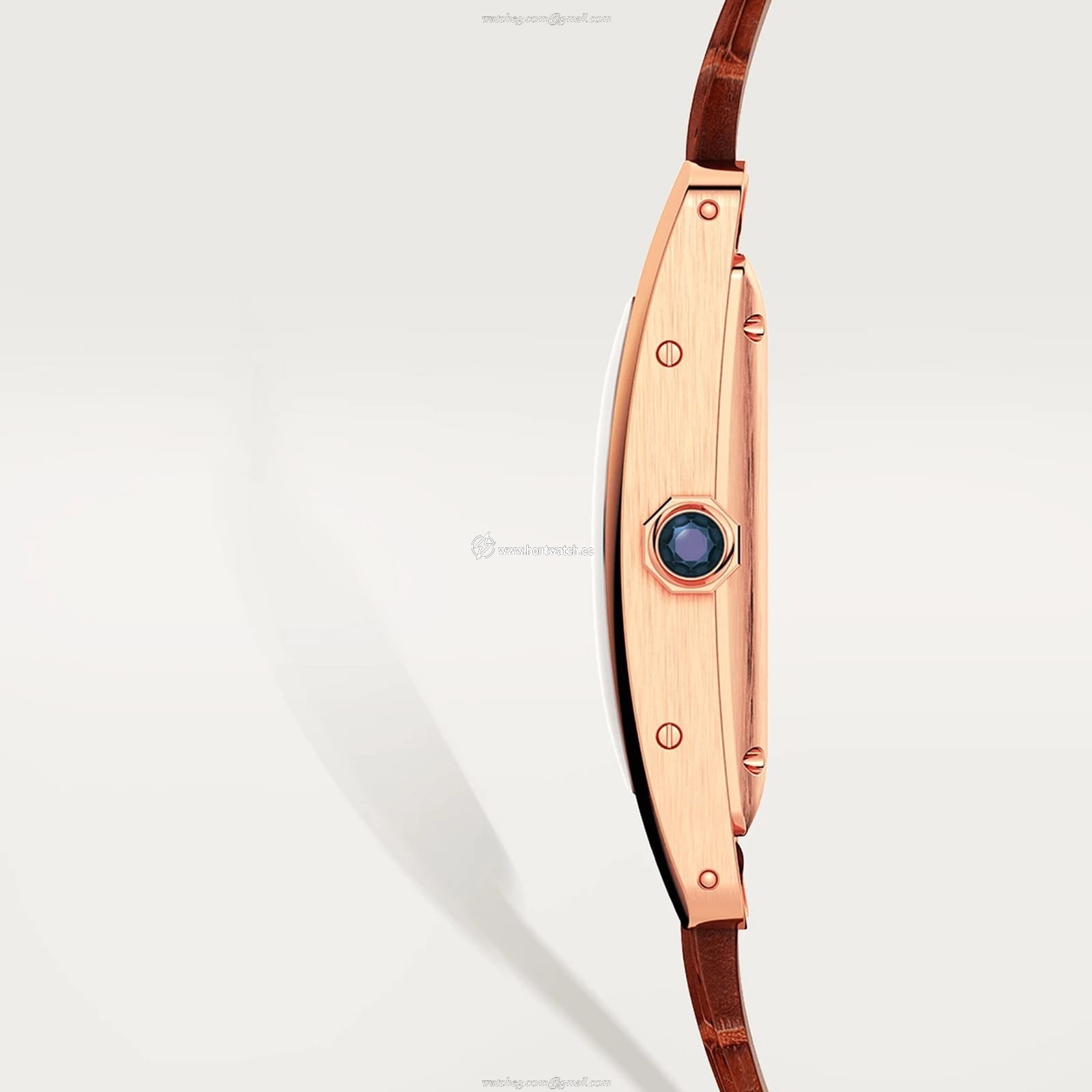 Cartier Tank Americaine WGTA0046 Rose Gold Automatic Silver Watch | 23mm - Image 2