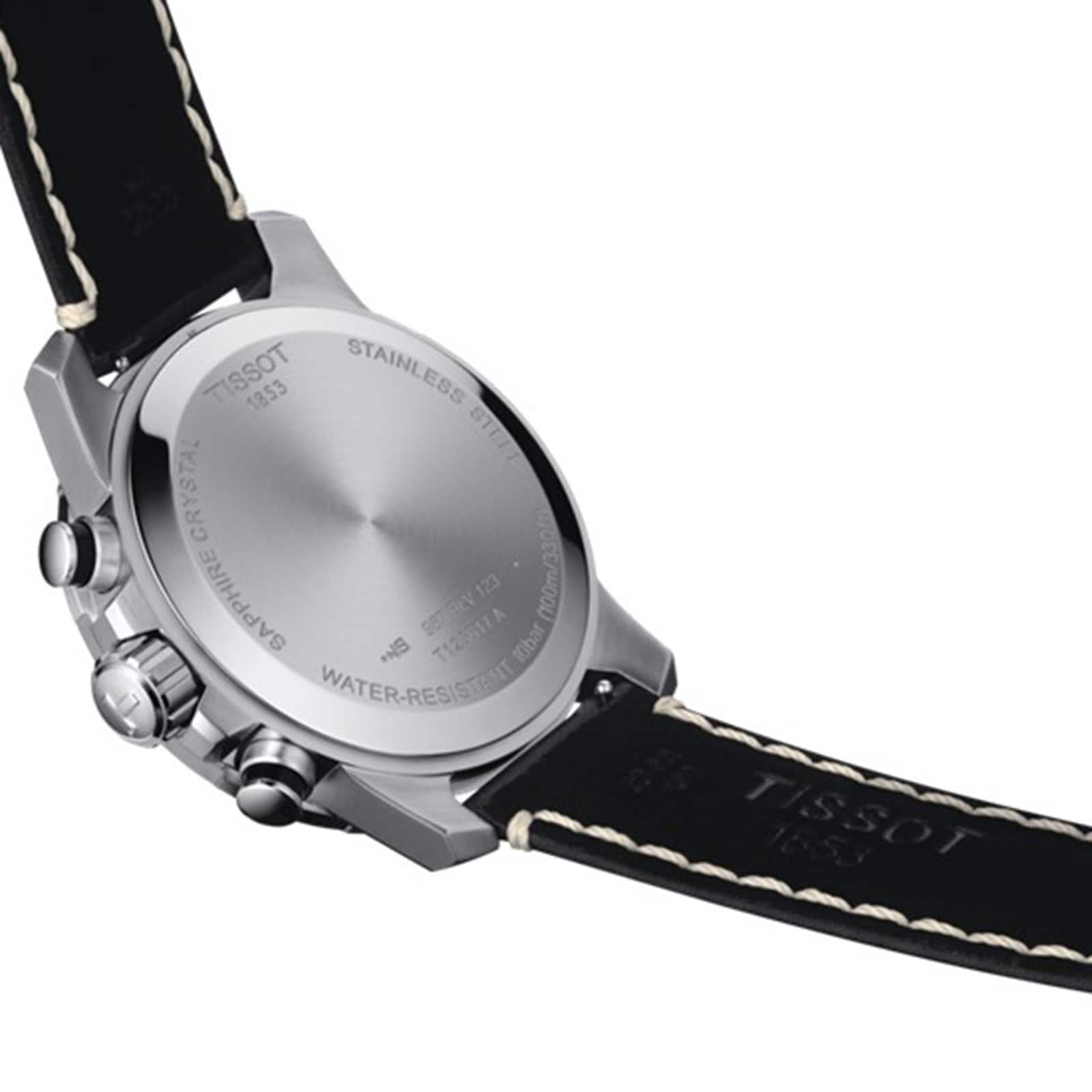 Tissot T-Sport Chrono | 45.5mm Stainless Steel Black Dial Quartz Watch - Image 4