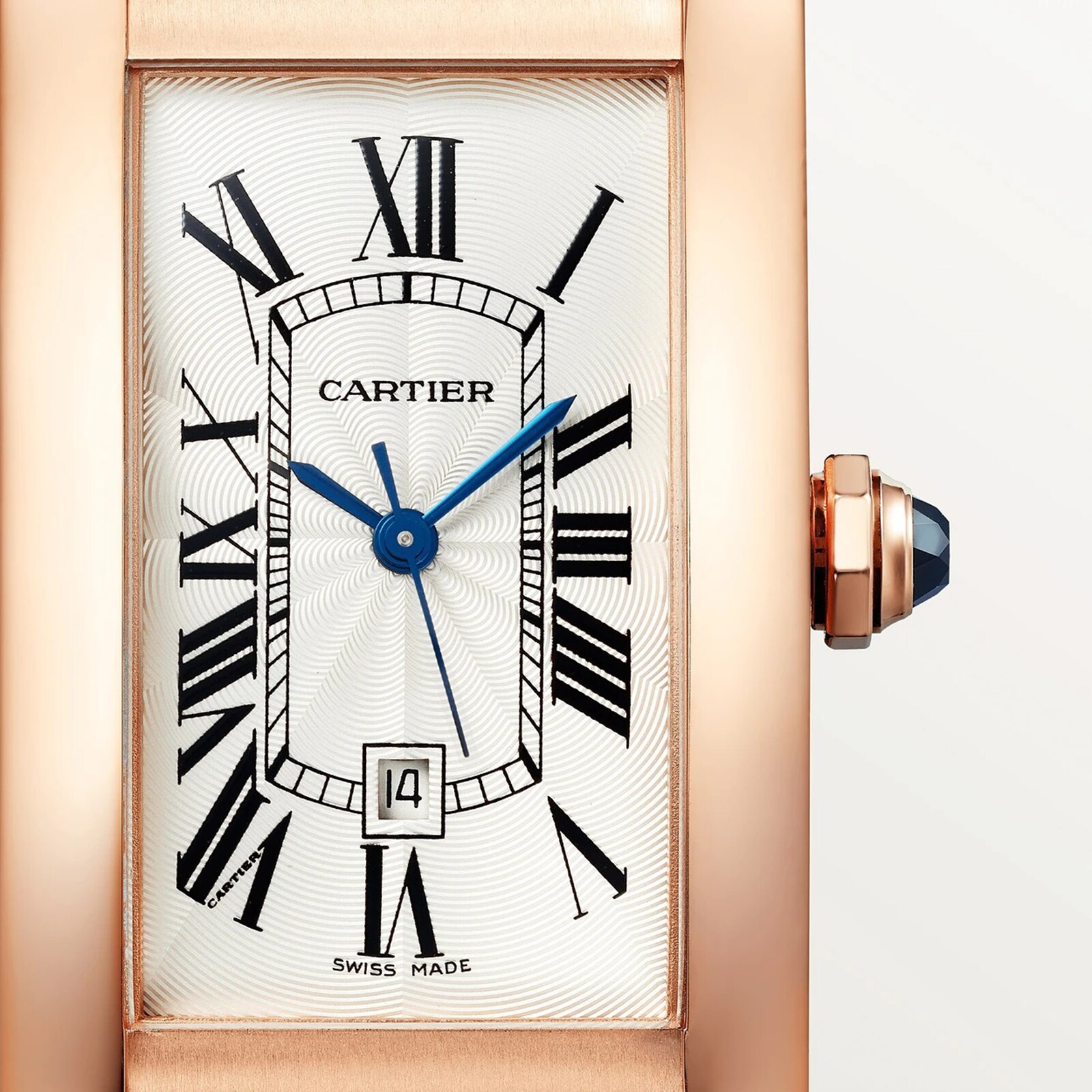 Cartier Tank Americaine WGTA0046 Rose Gold Automatic Silver Watch | 23mm - Image 3
