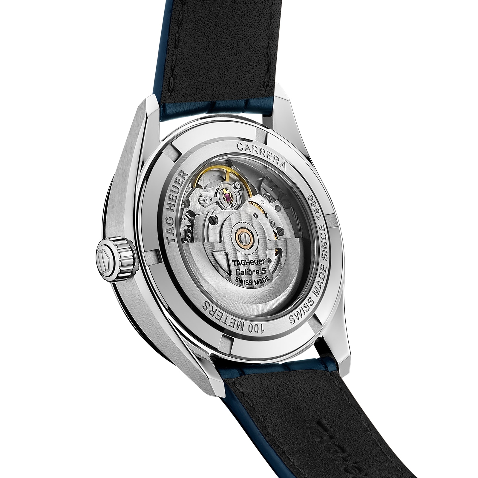 TAG Heuer Carrera WBN2112.FC6504 Automatic Blue Dial - 39mm Stainless Steel - Image 4