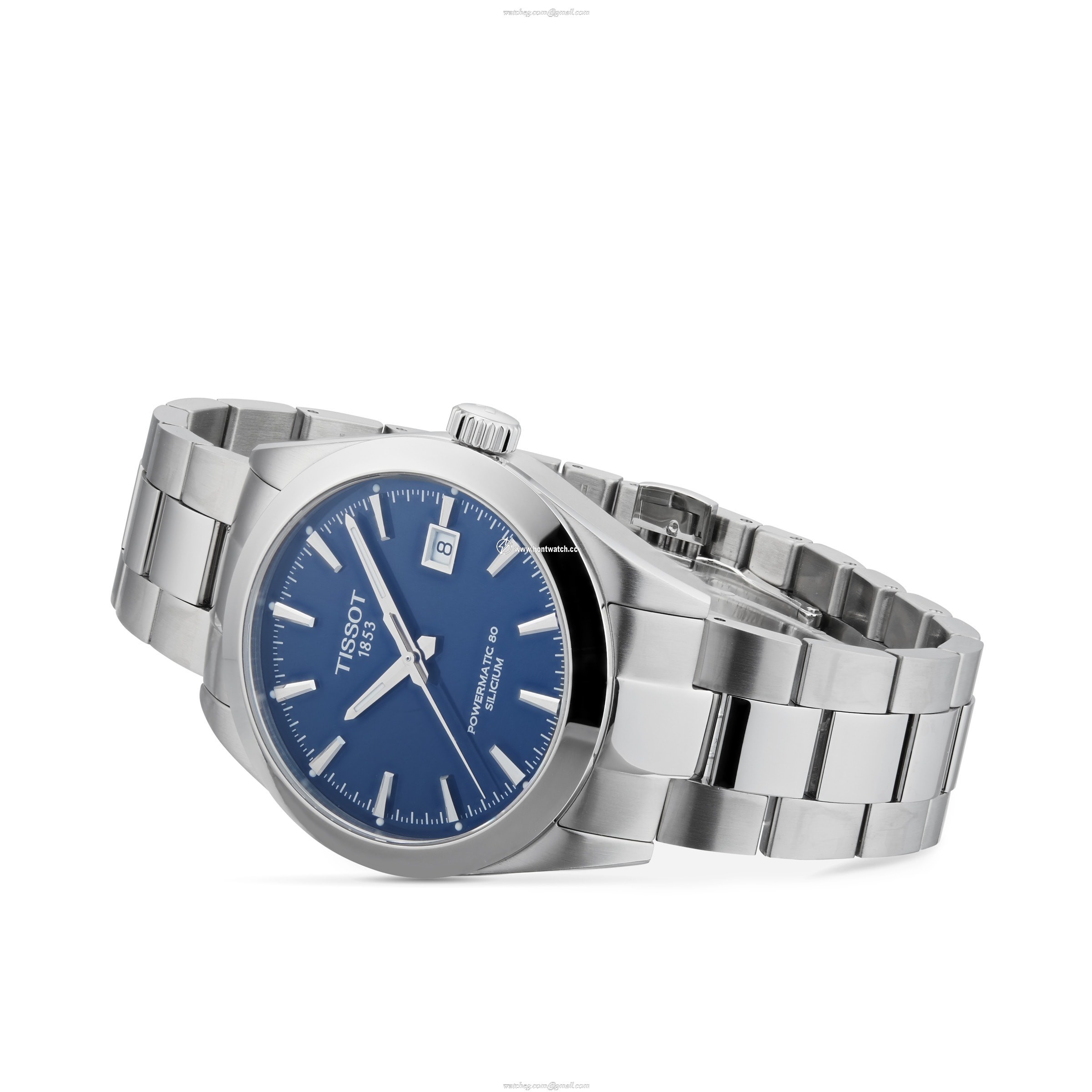 Tissot T-Classic Gentleman Automatic Watch - 40mm Blue Dial Stainless Steel - Image 2