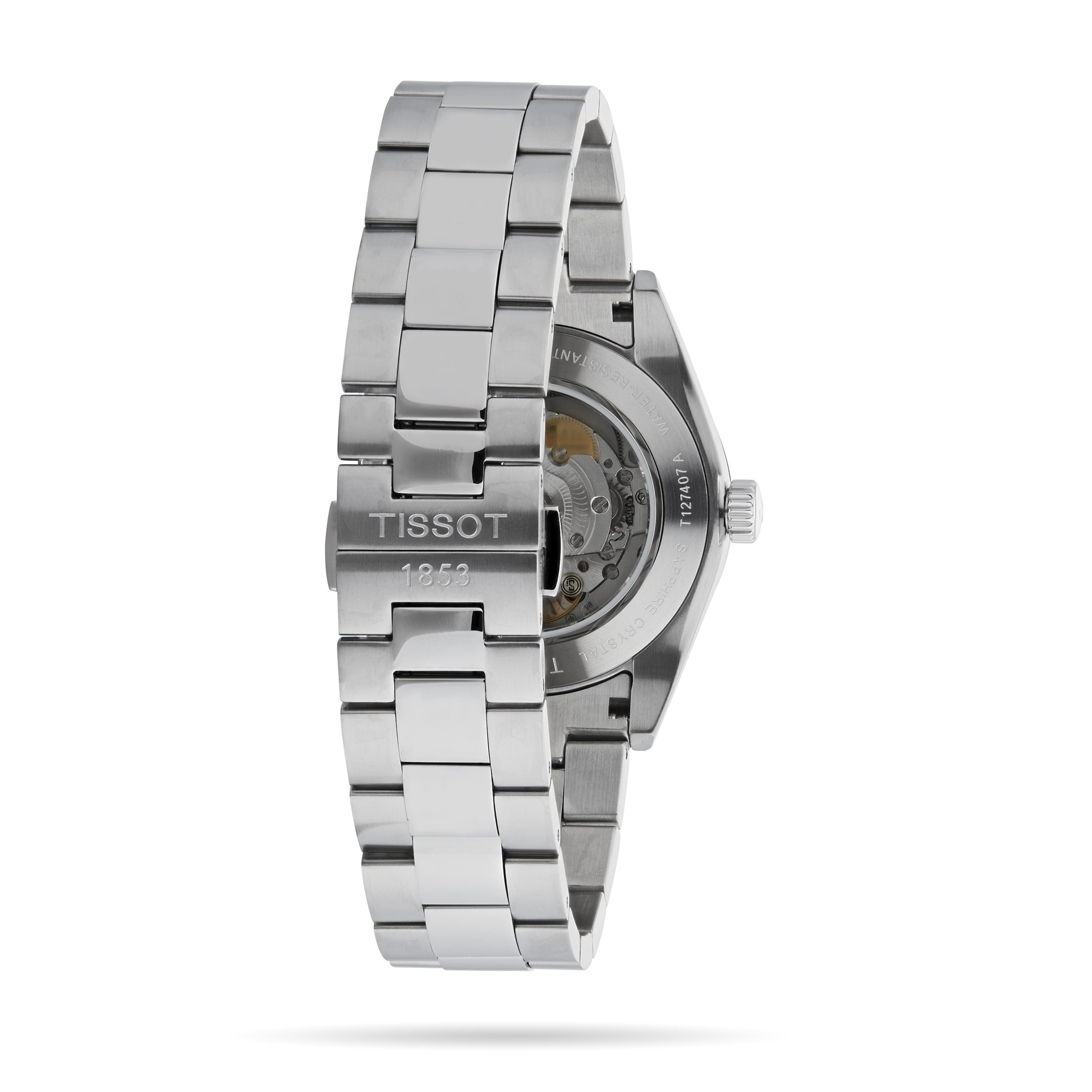 Tissot T-Classic Gentleman Automatic Watch - 40mm Blue Dial Stainless Steel - Image 3