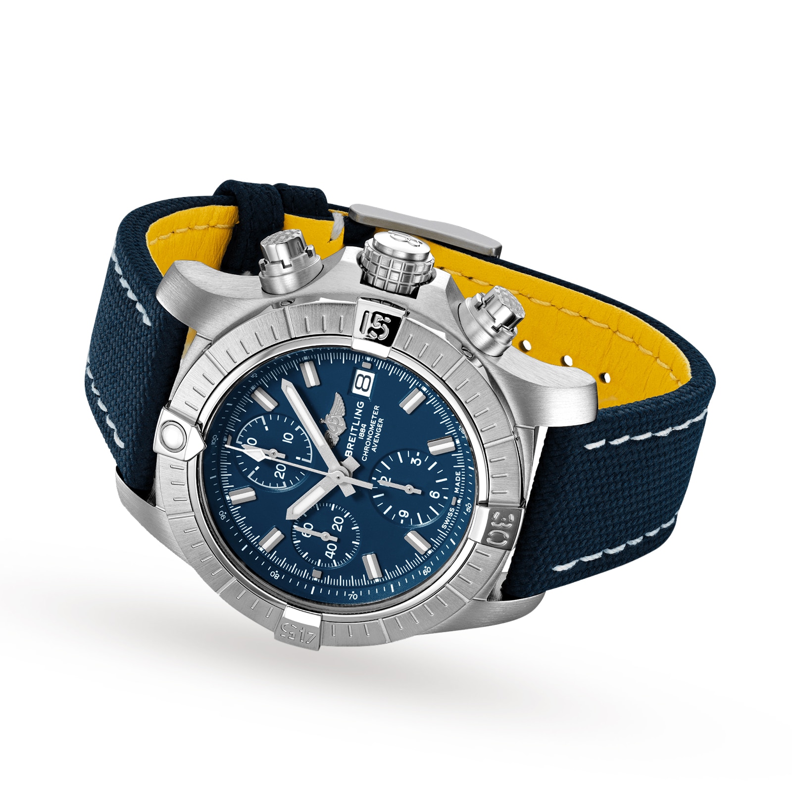 Breitling Avenger A13385101C1X2 - 43mm Stainless Steel Automatic Blue Watch - Image 3