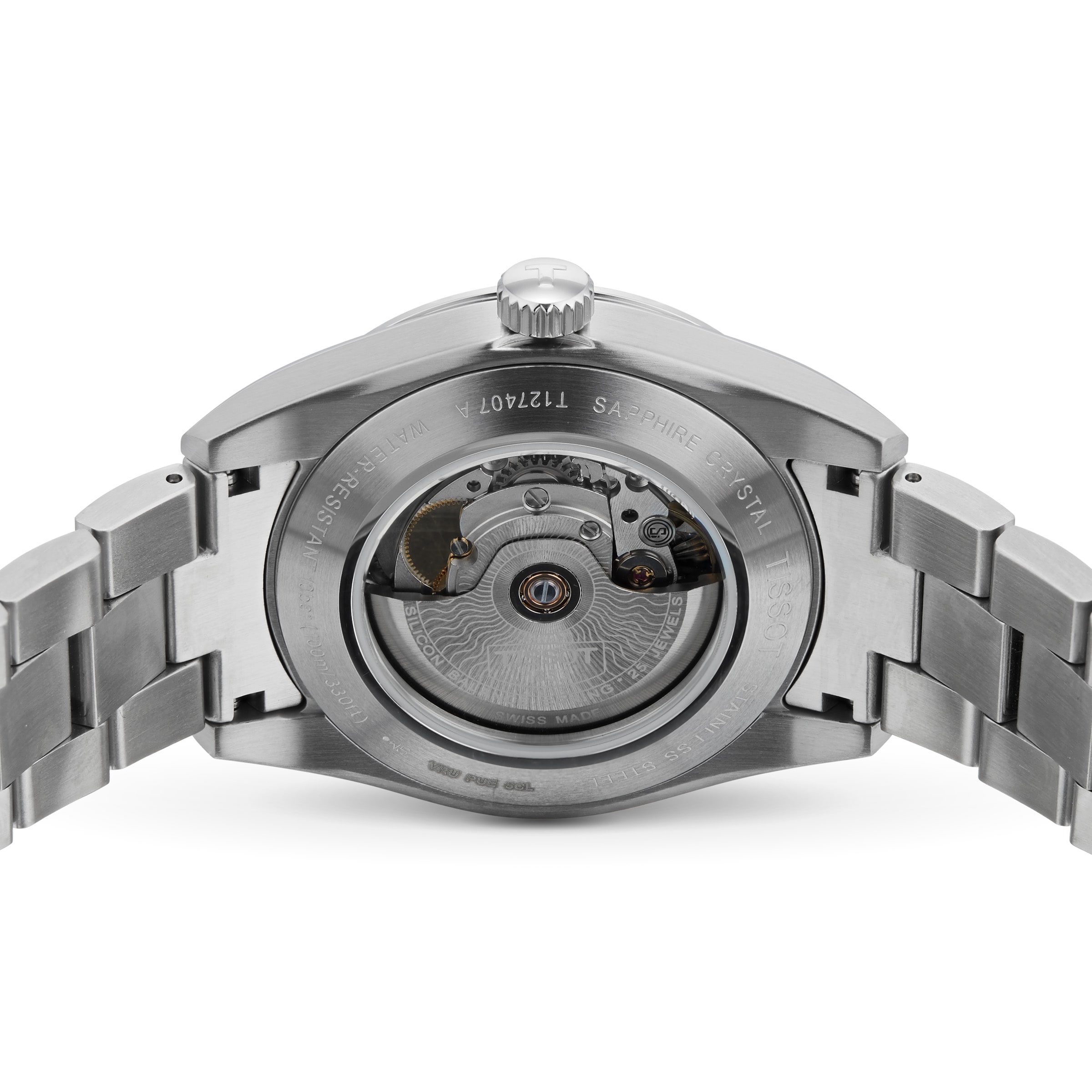 Tissot T-Classic Gentleman Automatic Watch - 40mm Blue Dial Stainless Steel - Image 4