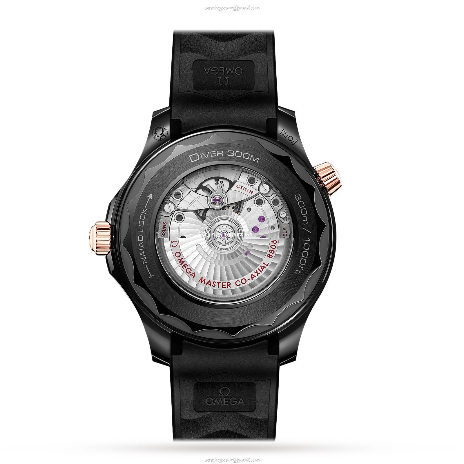 Omega Seamaster Diver 300M | Black Ceramic & Rose Gold | 43.5mm Automatic - Image 2