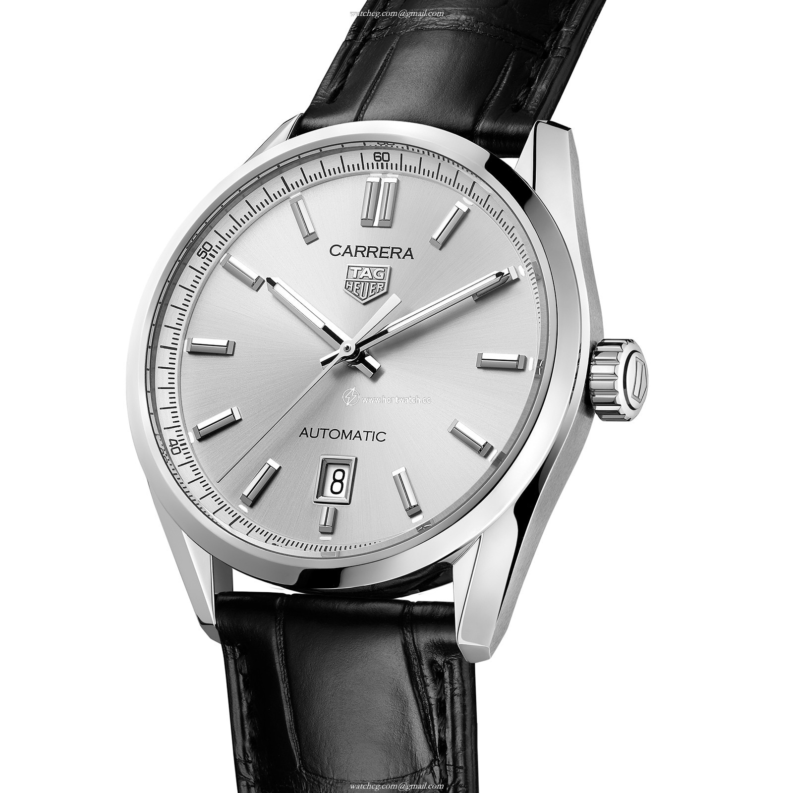 TAG Heuer Carrera WBN2111.FC6505 - 39mm Automatic Silver Dial - Stainless Steel - Image 2