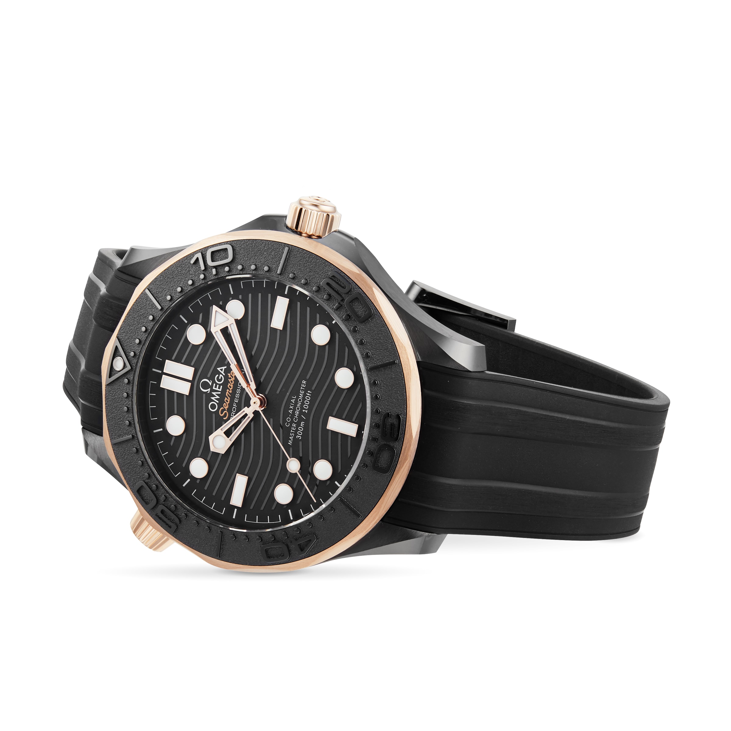 Omega Seamaster Diver 300M | Black Ceramic & Rose Gold | 43.5mm Automatic - Image 4