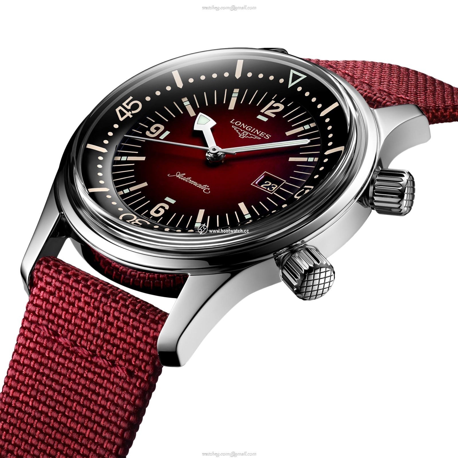 Longines Legend Diver L33744402 | 36mm Red Dial | Automatic Watch - Image 2