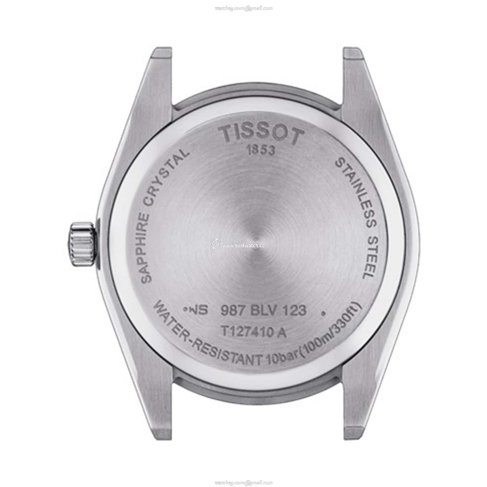 Tissot T-Classic Gentleman Quartz Watch - 40mm Blue Dial - Stainless Steel - Image 2