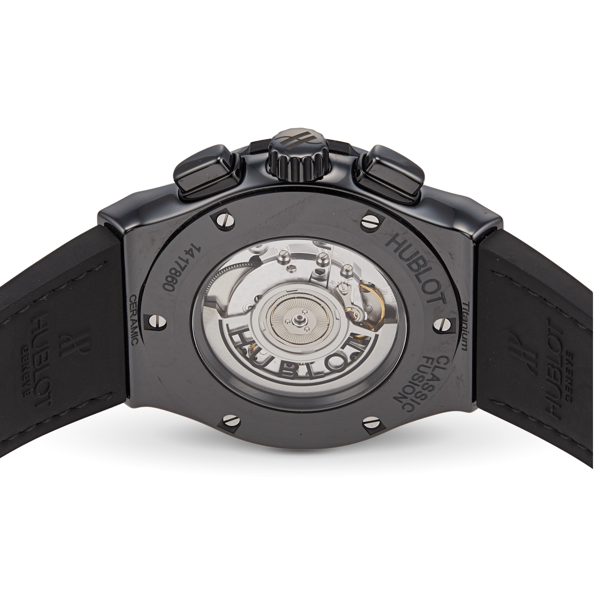 Hublot Classic Fusion 45mm Ceramic Automatic Black Watch | Replica - Image 4