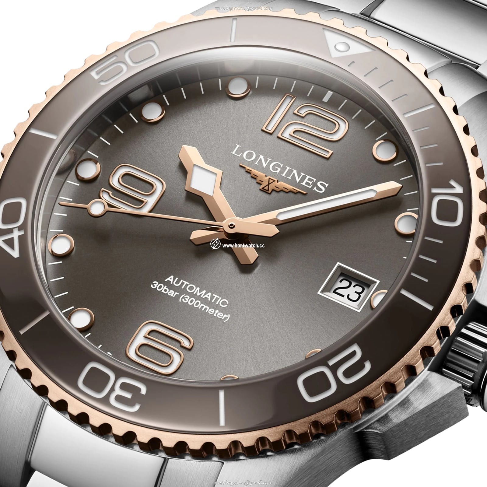 Longines HydroConquest L37803786 | 39mm Grey Automatic | 300M Water Resistant - Image 2