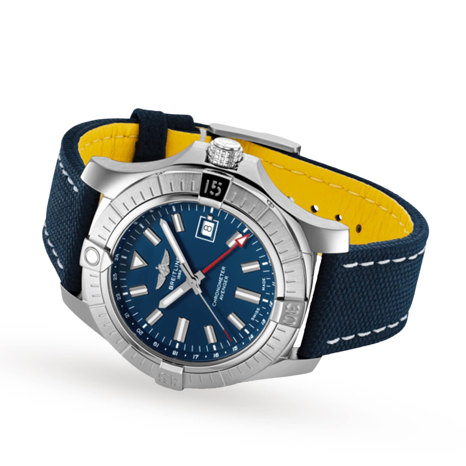 Breitling Avenger A32395101C1X2 - 45mm Stainless Steel Automatic Blue Watch - Image 3