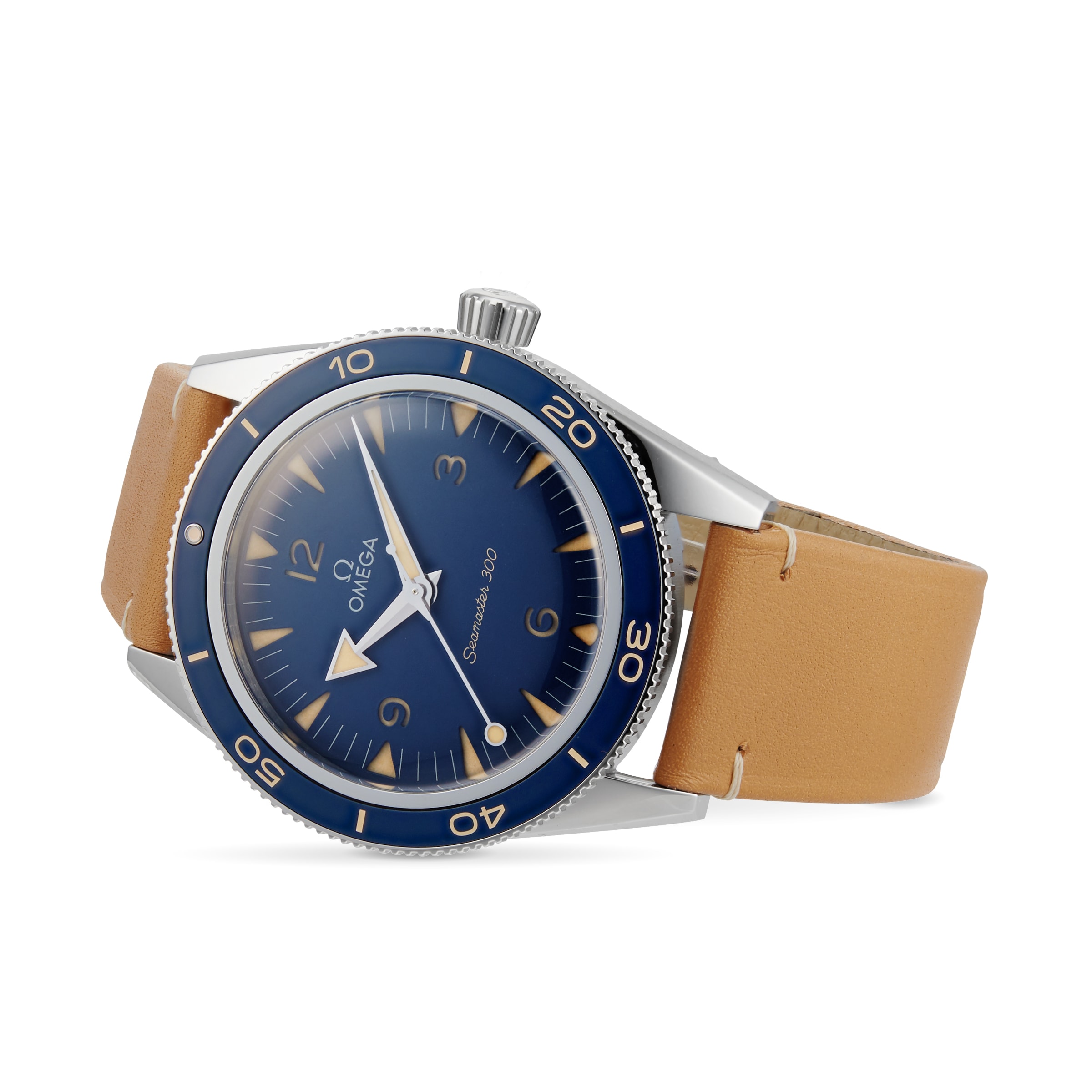 Omega Seamaster 300 Automatic Blue Dial 41mm Stainless Steel Watch - Image 4