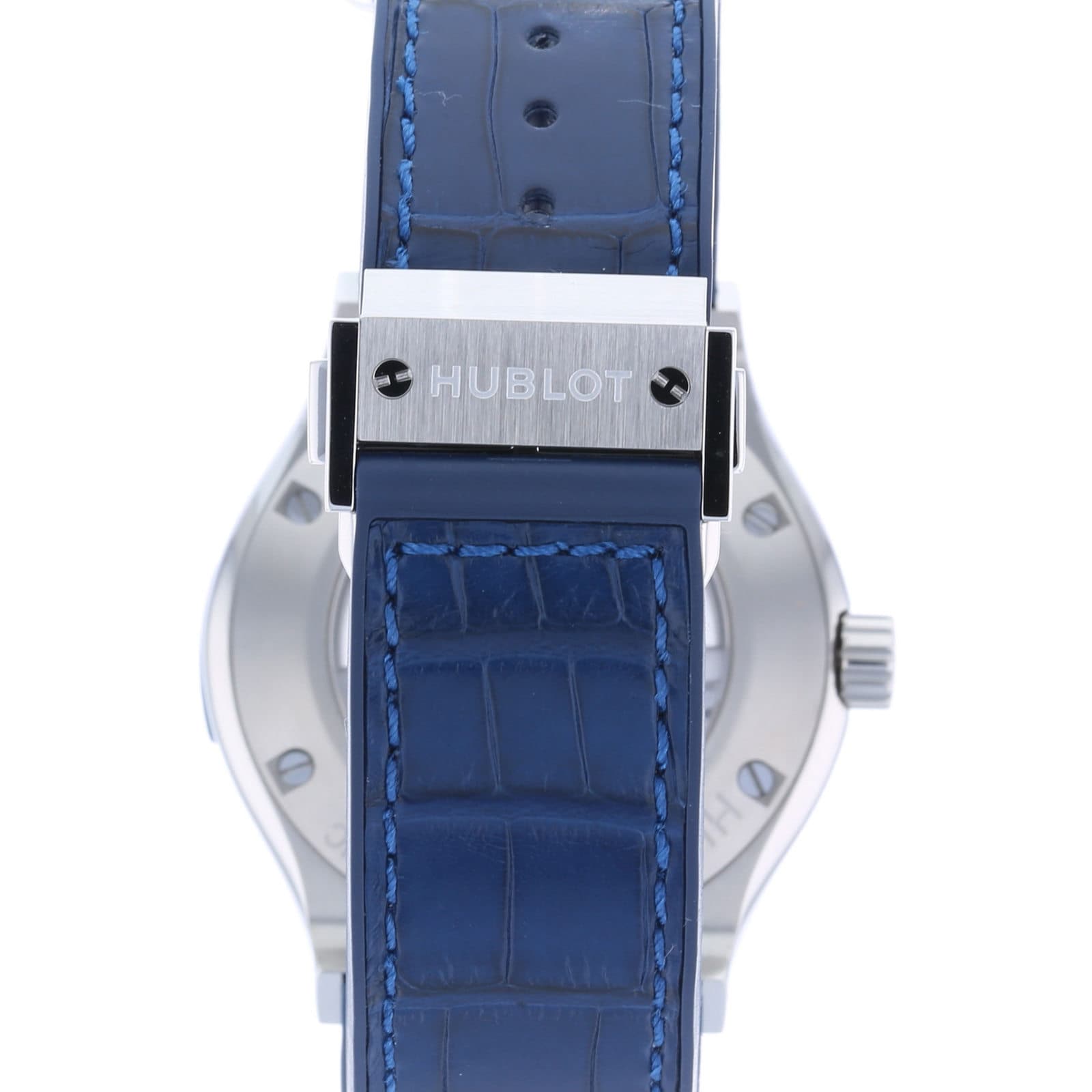 Hublot Classic Fusion Titanium Automatic Blue Watch - 42mm - Image 3