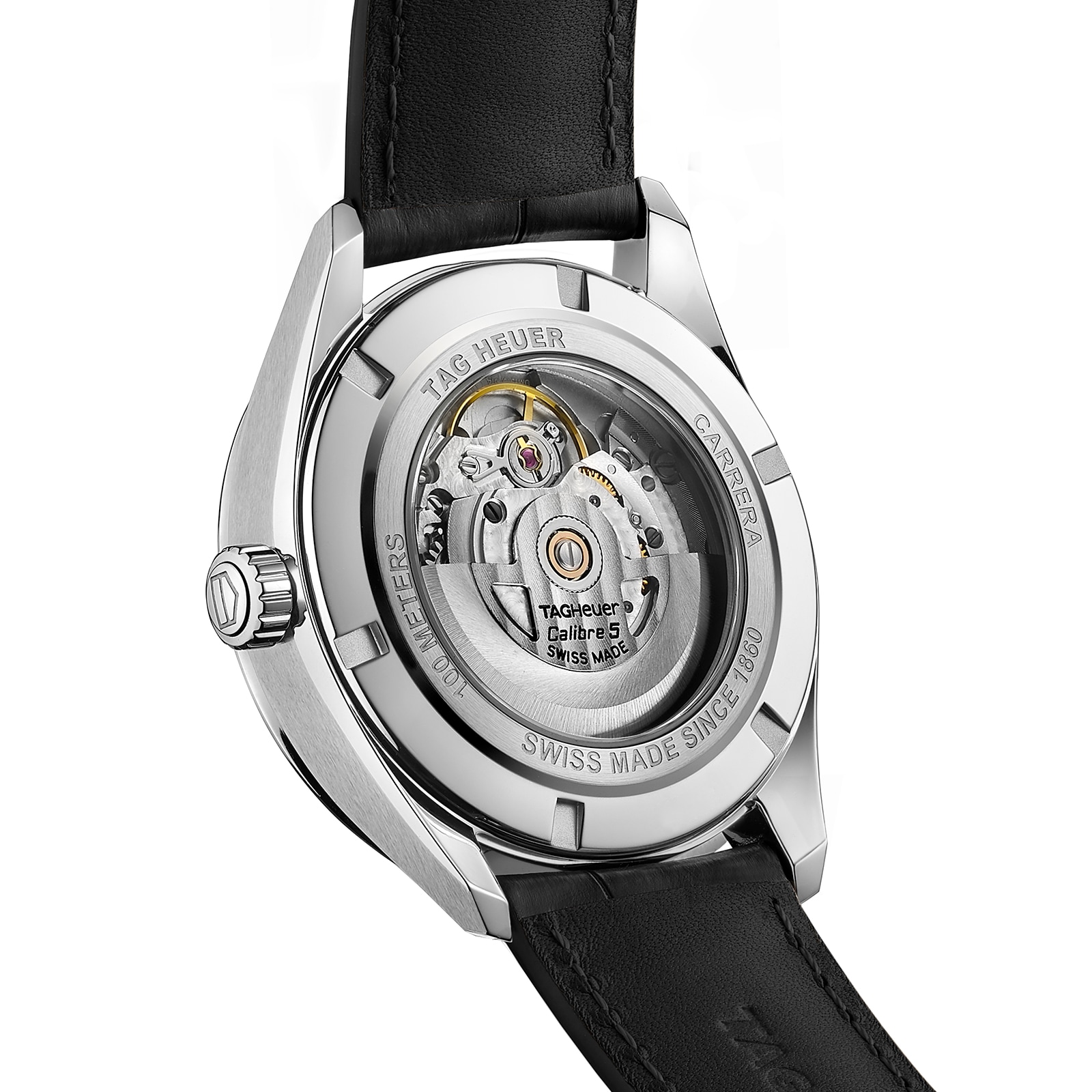TAG Heuer Carrera Automatic Watch - 41mm Black Dial | Stainless Steel - Image 4