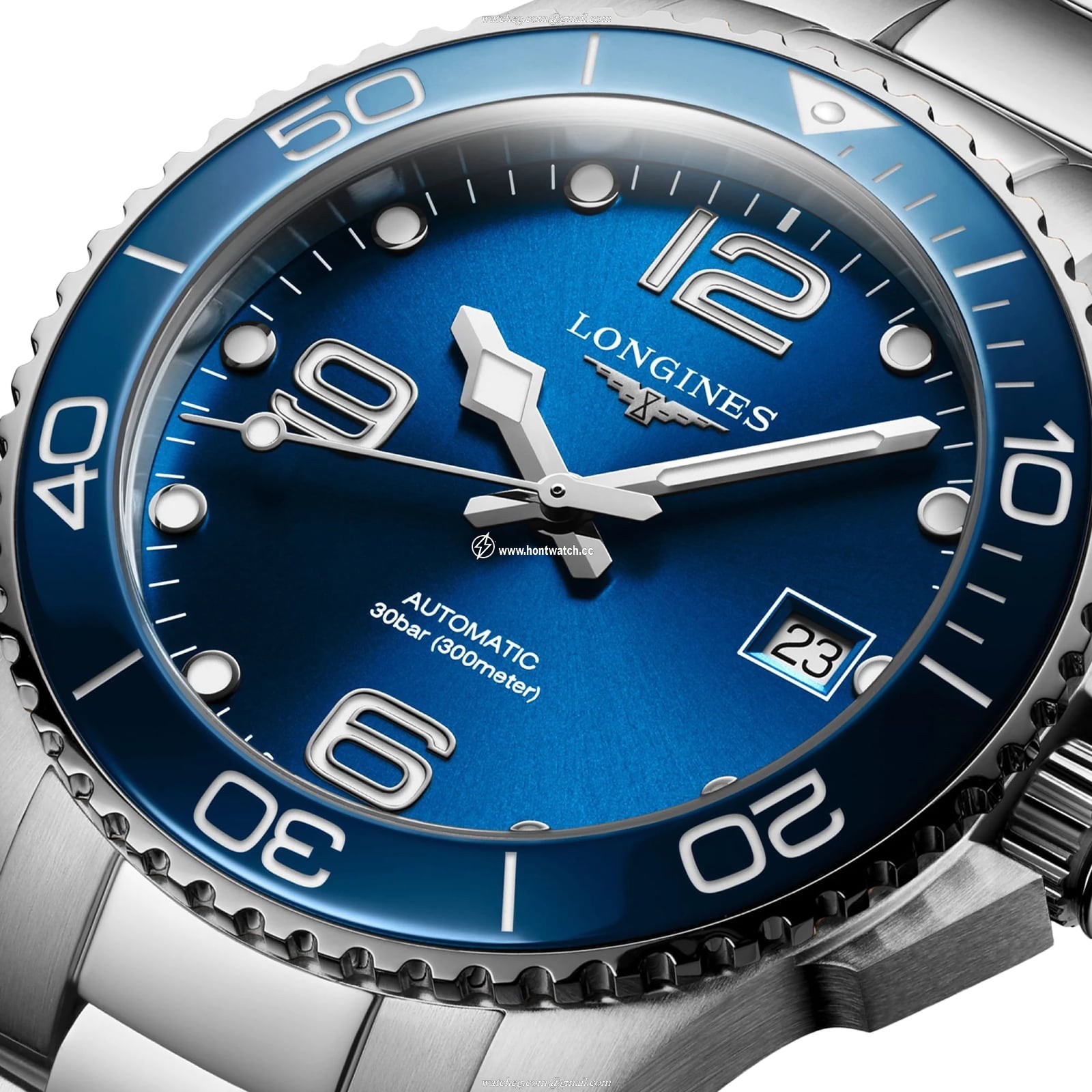 Longines HydroConquest L37804966 | 39mm Blue Automatic Watch | 300M Water Resistant - Image 2