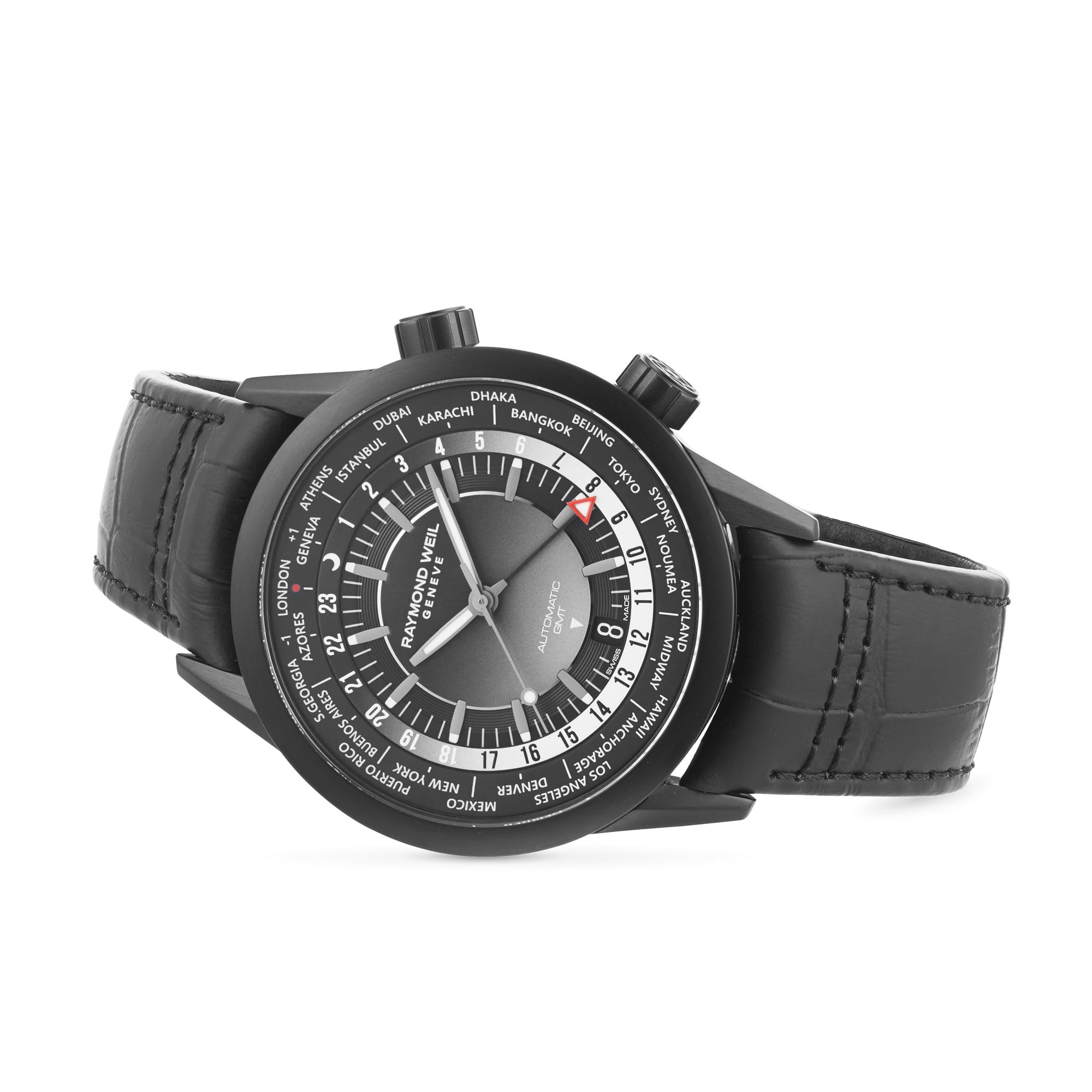Raymond Weil Freelancer Automatic Watch - 40.5mm Black Dial - Stainless Steel & PVD - Image 3