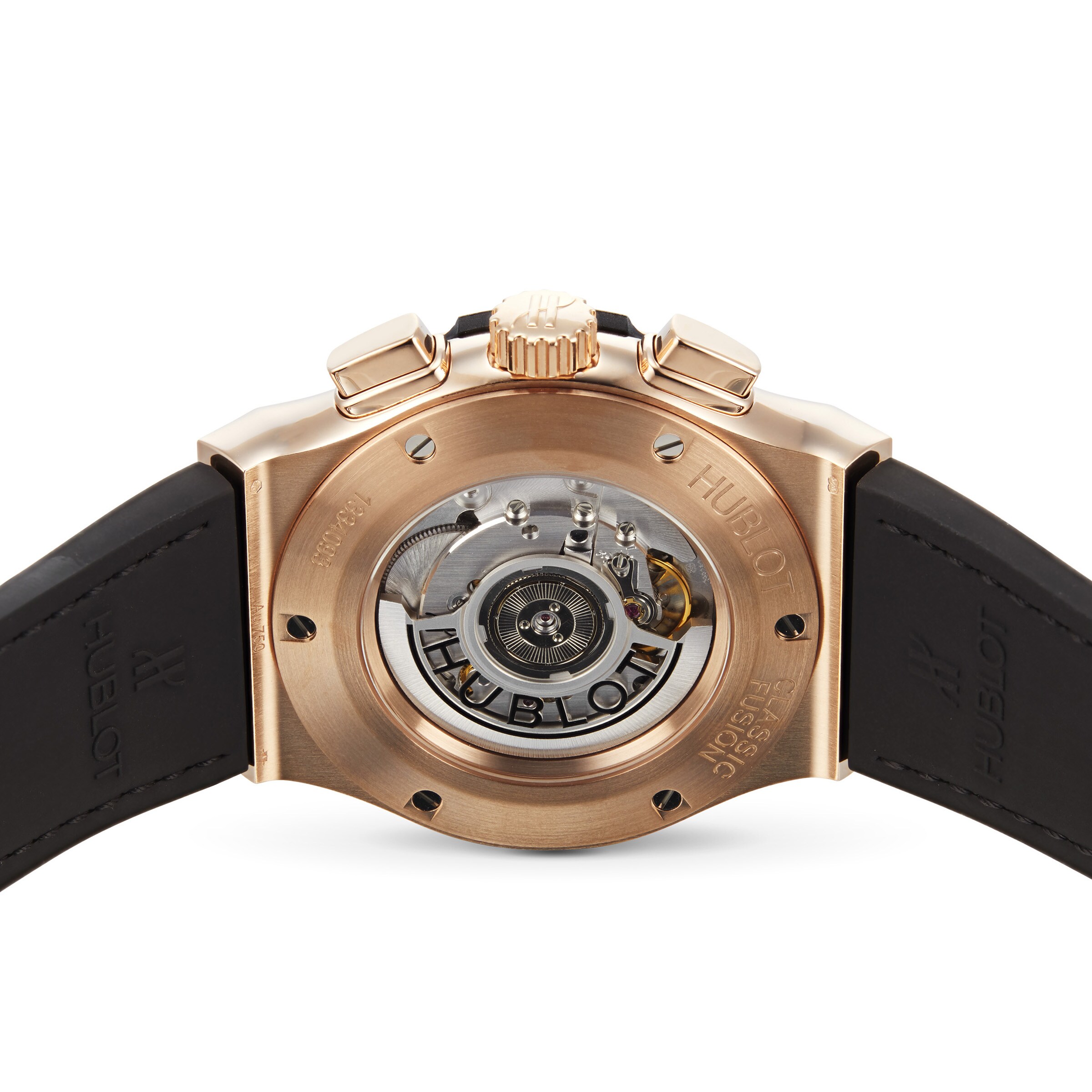 Hublot 525.OX.0180.LR | 45mm Rose Gold Automatic Skeleton Watch - Image 4