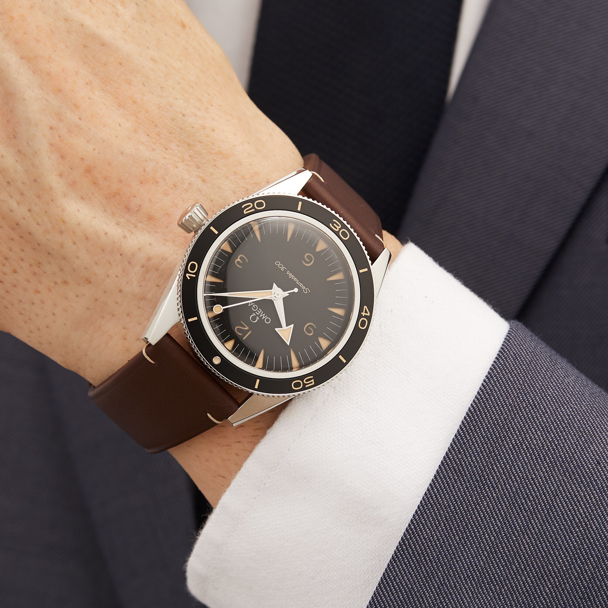 Omega Seamaster 300 Automatic Black Dial 41mm Stainless Steel Watch - Image 3