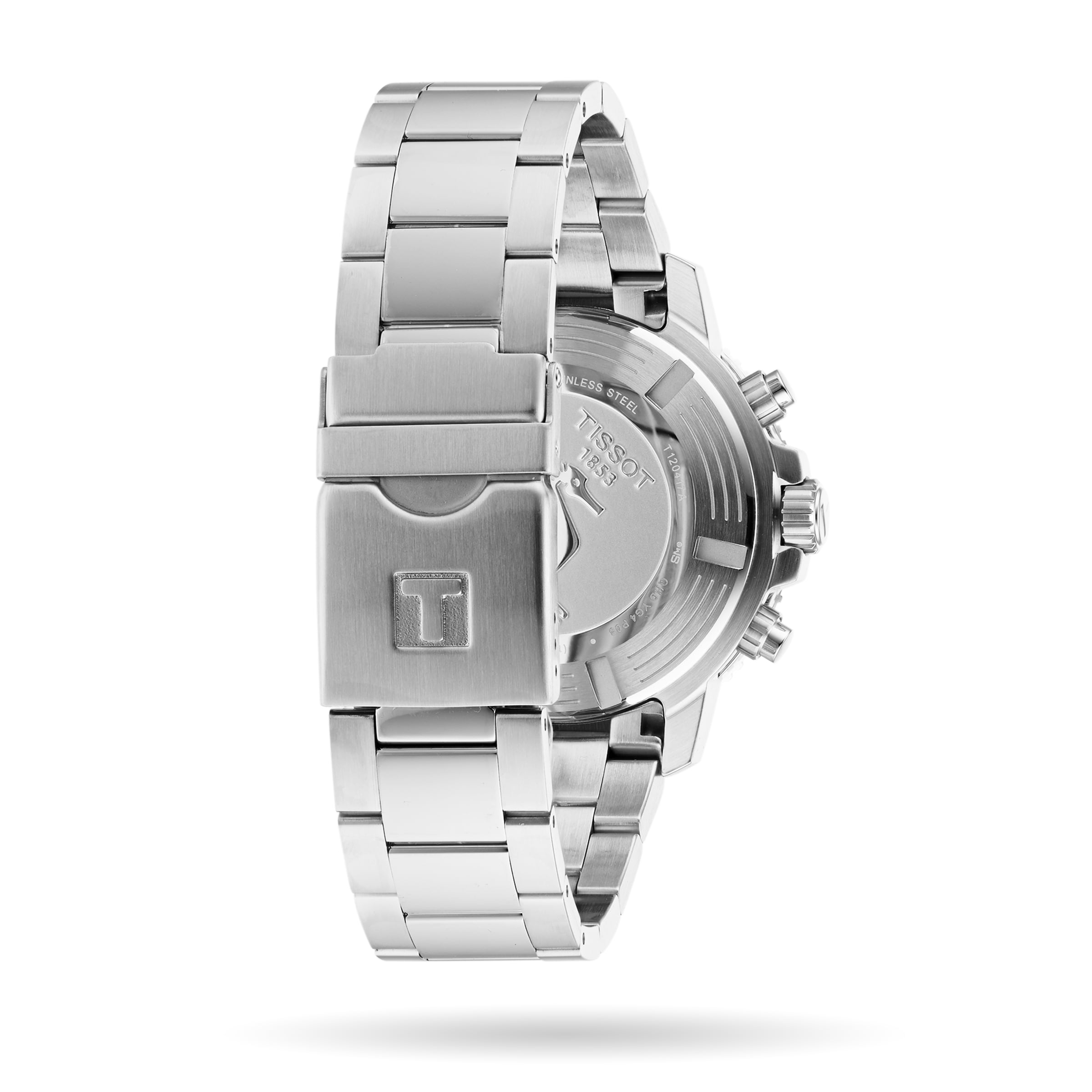 Tissot Seastar Quartz Watch - Blue Dial - 45.5mm Stainless Steel - 300M - Image 4