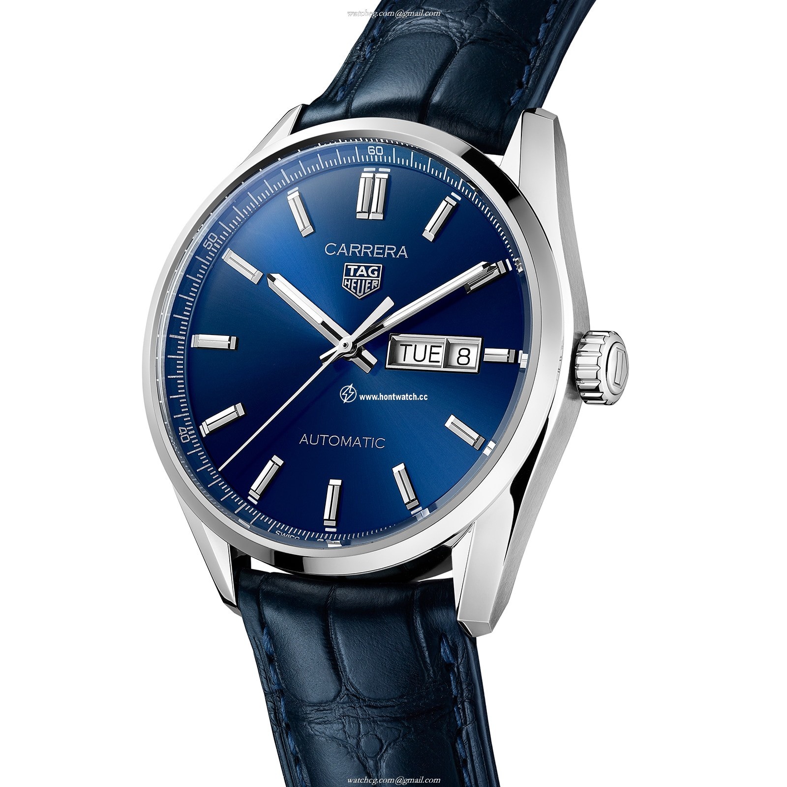 TAG Heuer Carrera Automatic Blue Dial - 41mm Stainless Steel Watch - Image 2