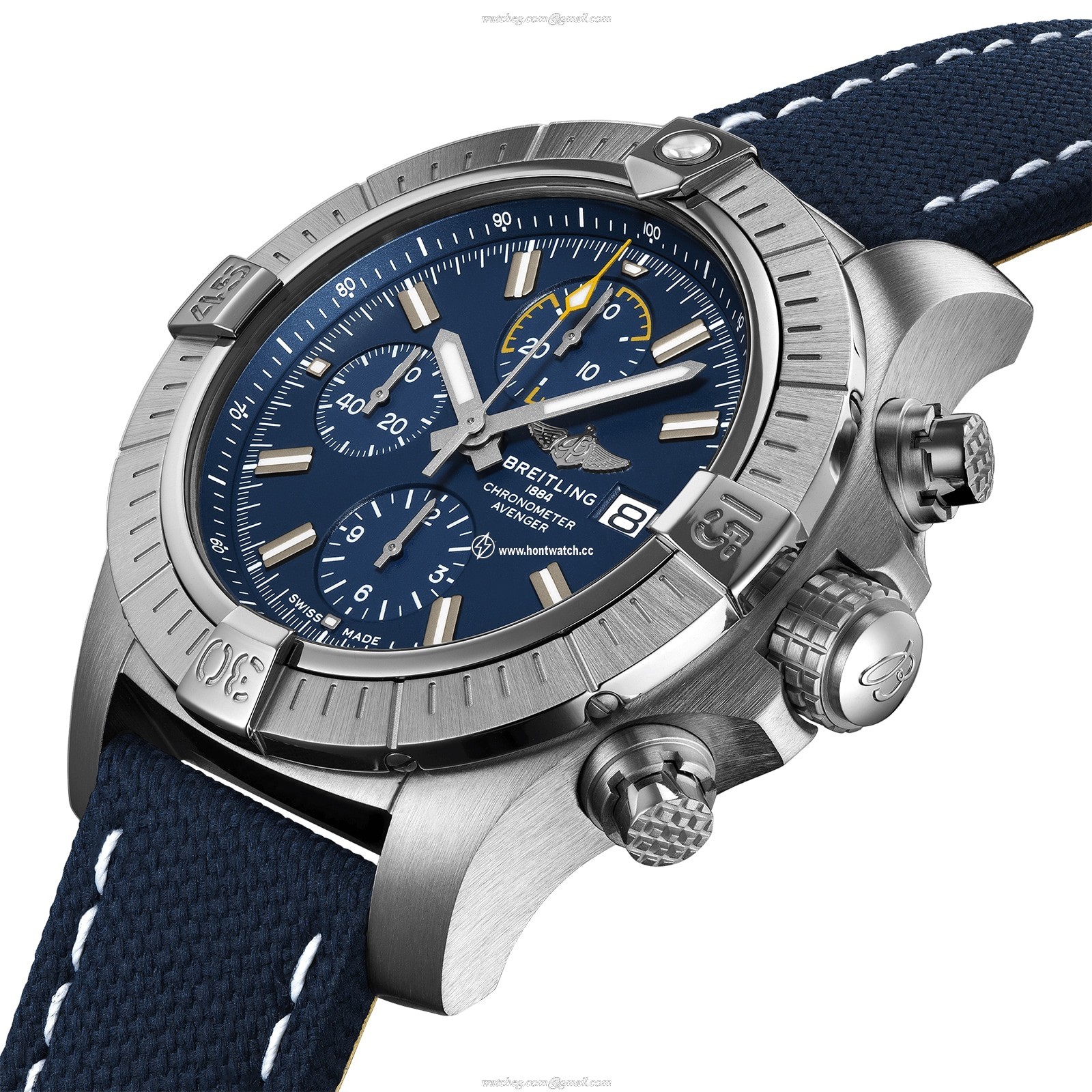 Breitling Avenger A13317101C1X2 | 45mm Stainless Steel Automatic Blue Watch - Image 2