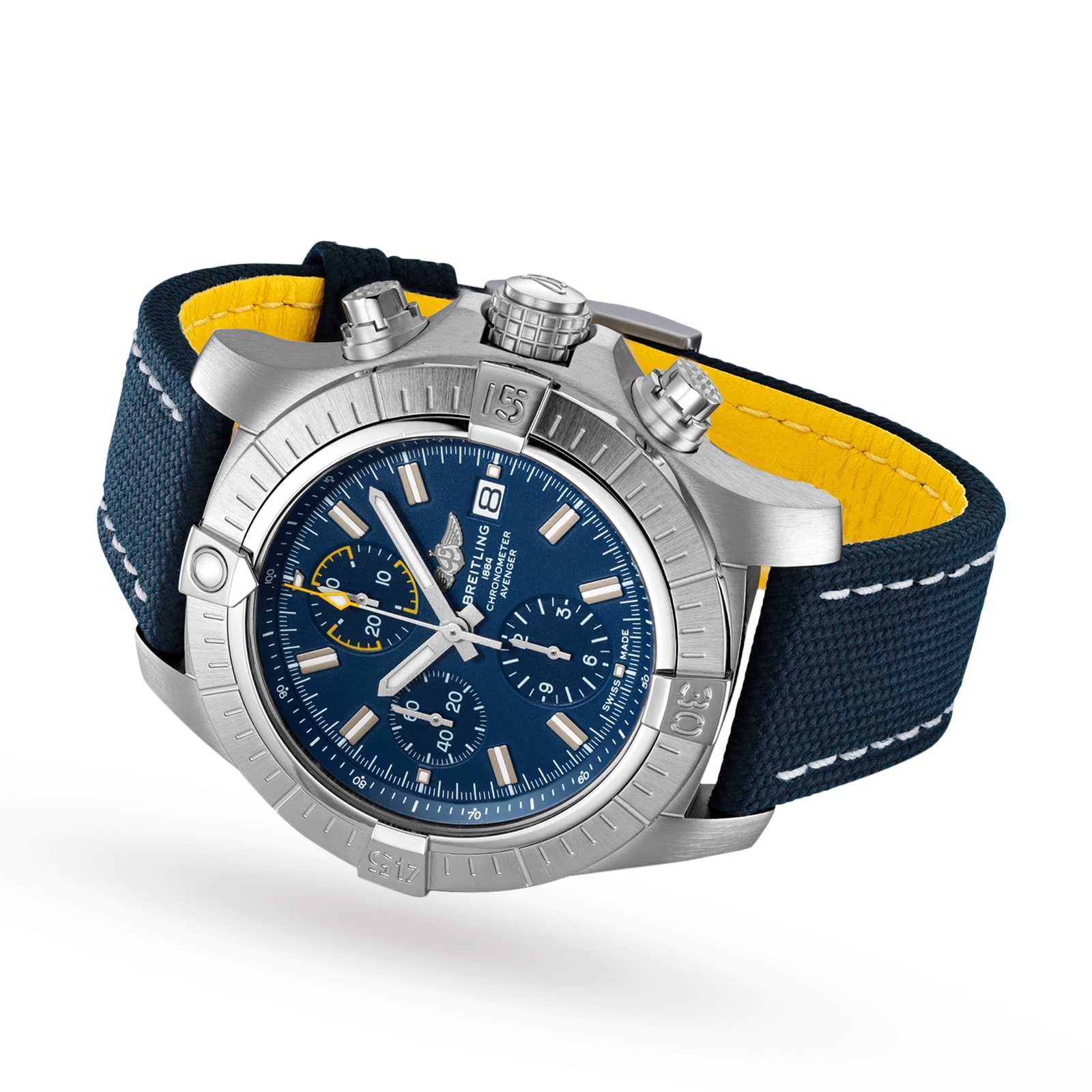 Breitling Avenger A13317101C1X2 | 45mm Stainless Steel Automatic Blue Watch - Image 3