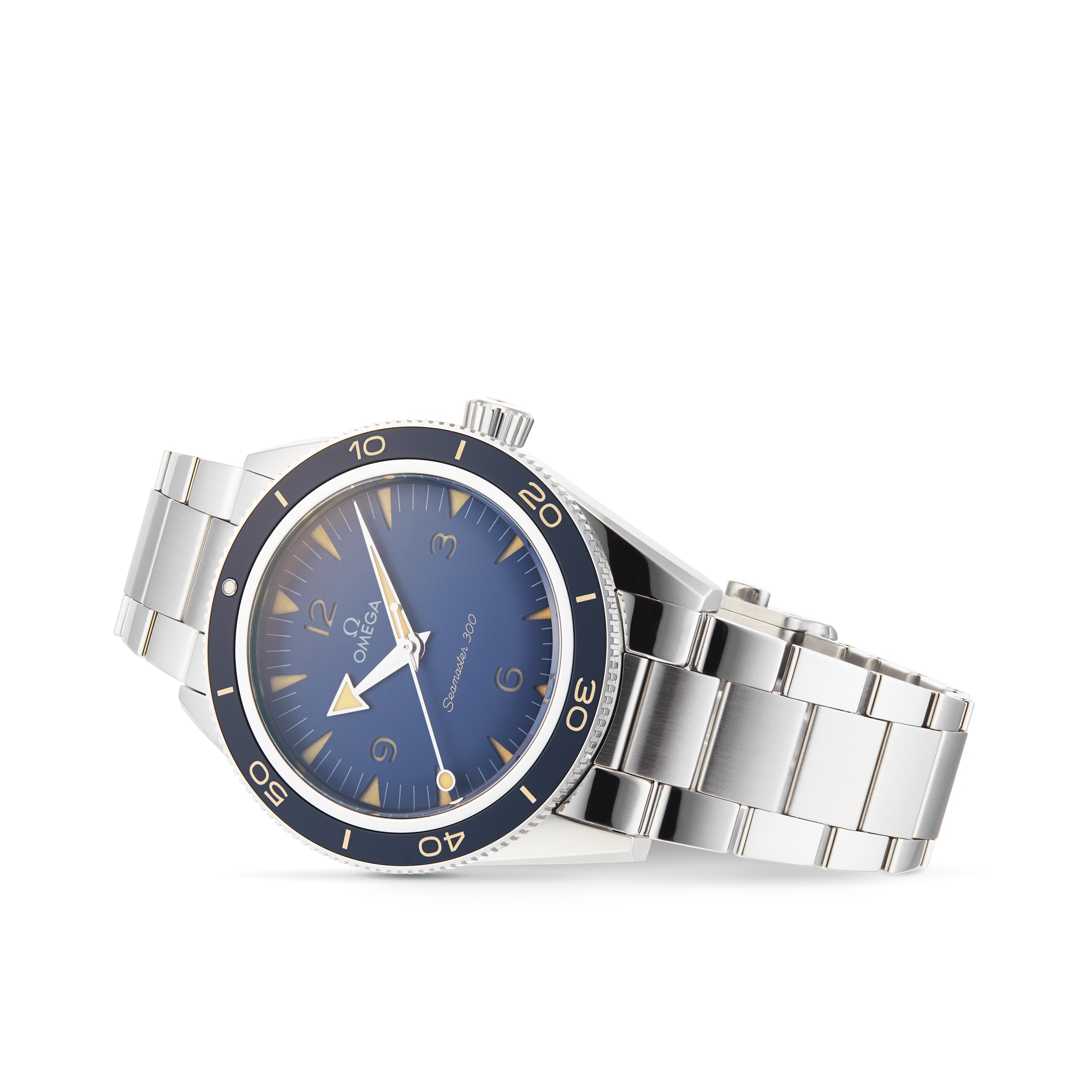 Omega Seamaster 300 Automatic Blue Dial 41mm Stainless Steel Watch - Image 4