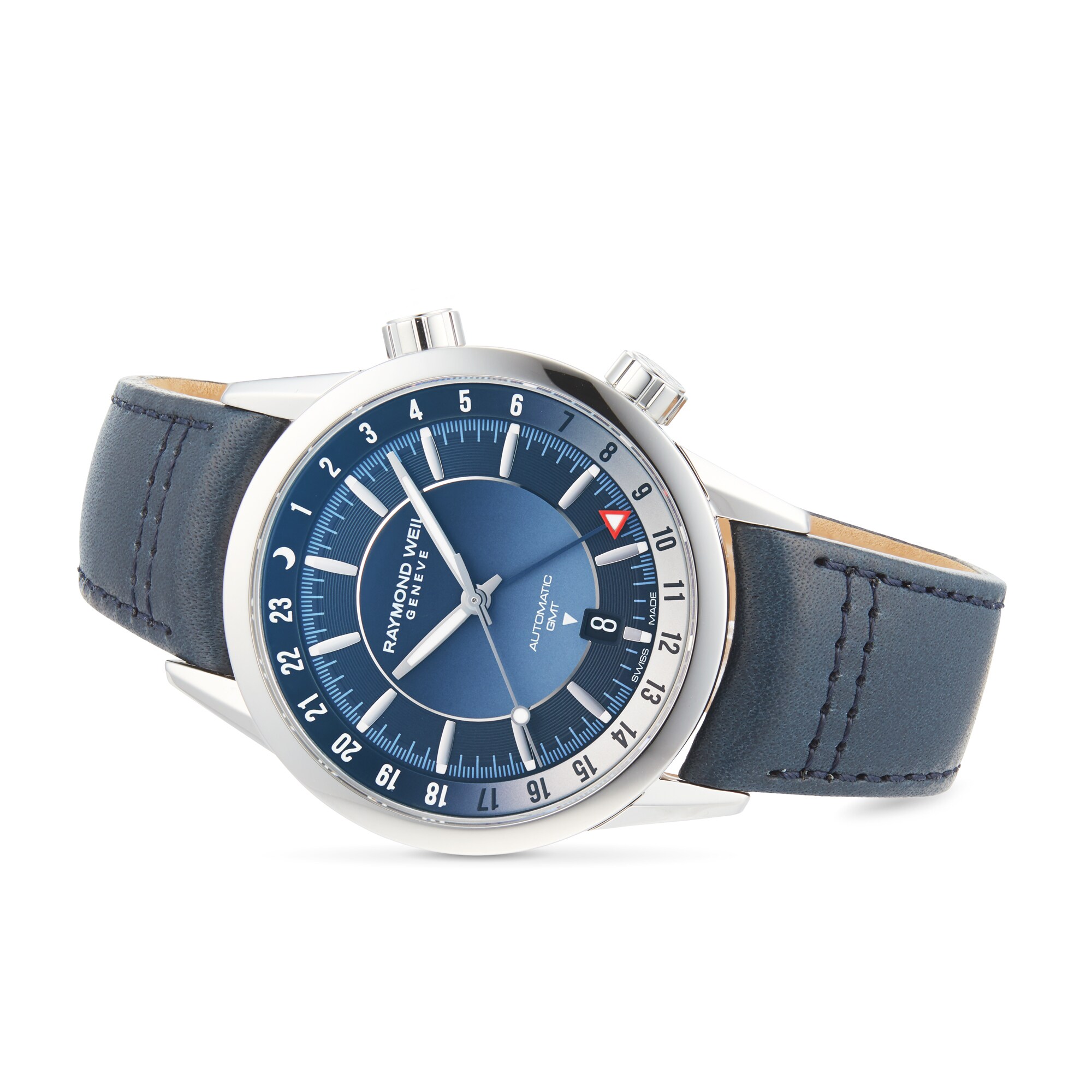 Raymond Weil Freelancer Automatic Blue Dial - 40.5mm Stainless Steel Watch - Image 3