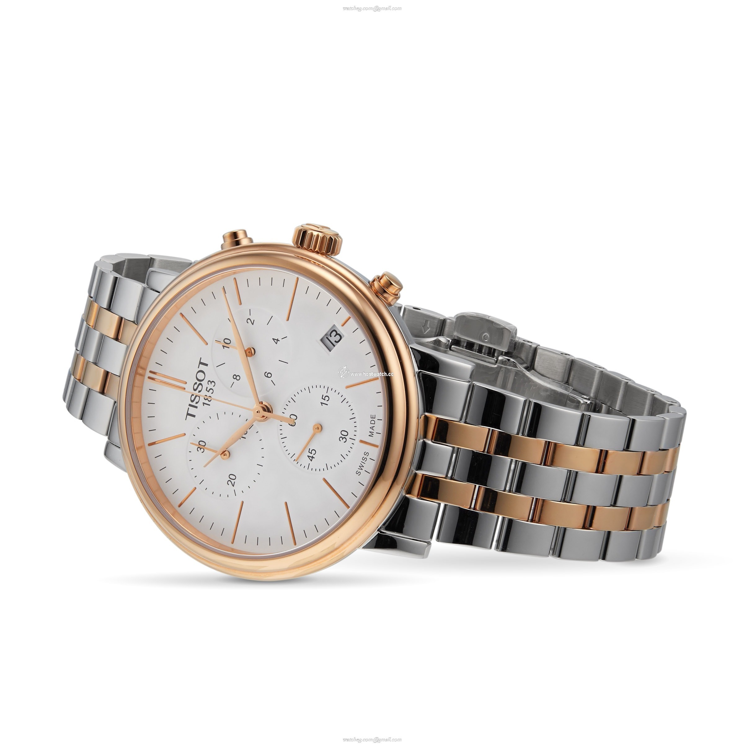 Tissot T-Classic T1224172201100 | 41mm Silver Dial | Stainless Steel & Gold Plated - Image 2