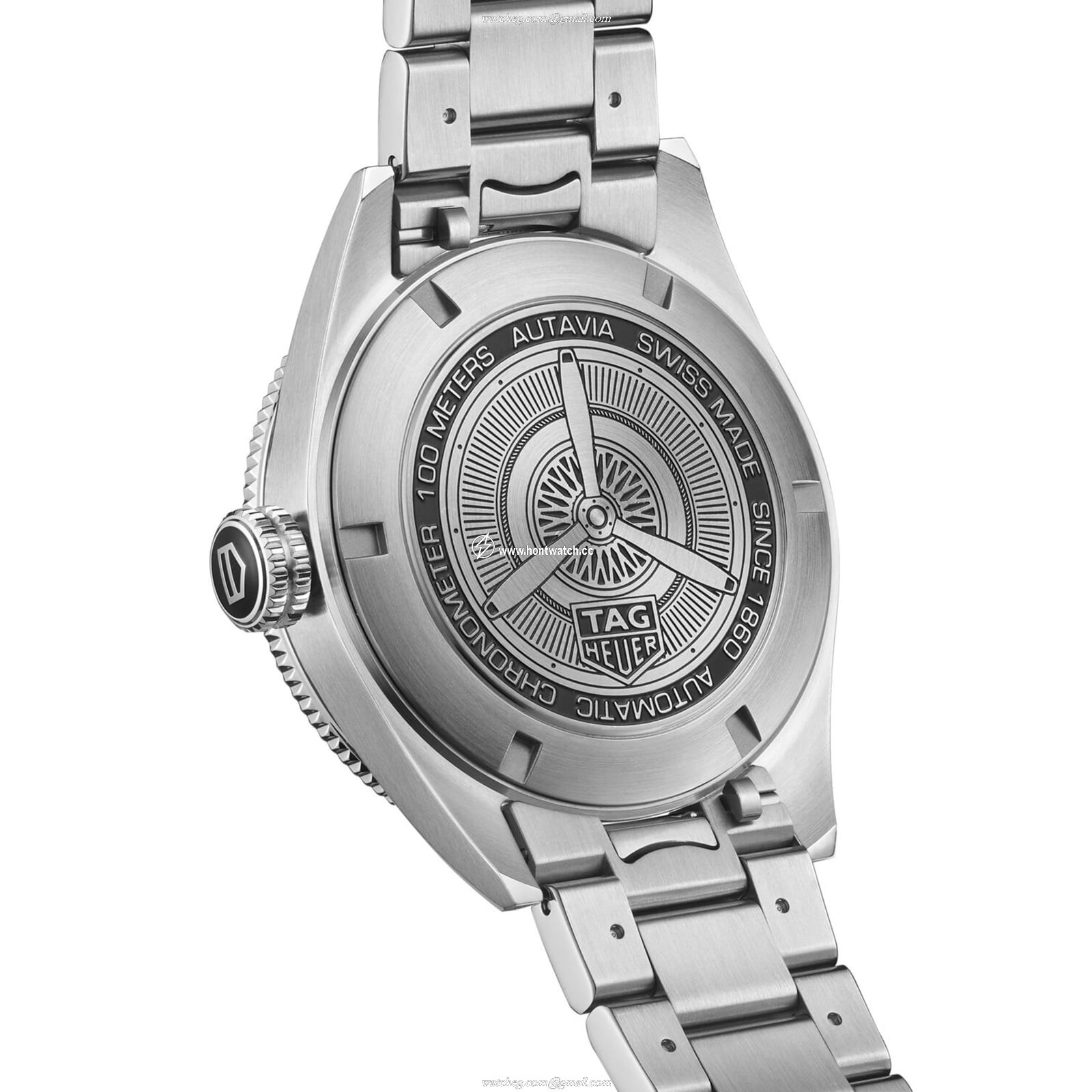 TAG Heuer Autavia WBE511A.BA0650 - 42mm Blue Automatic GMT Watch - Image 2