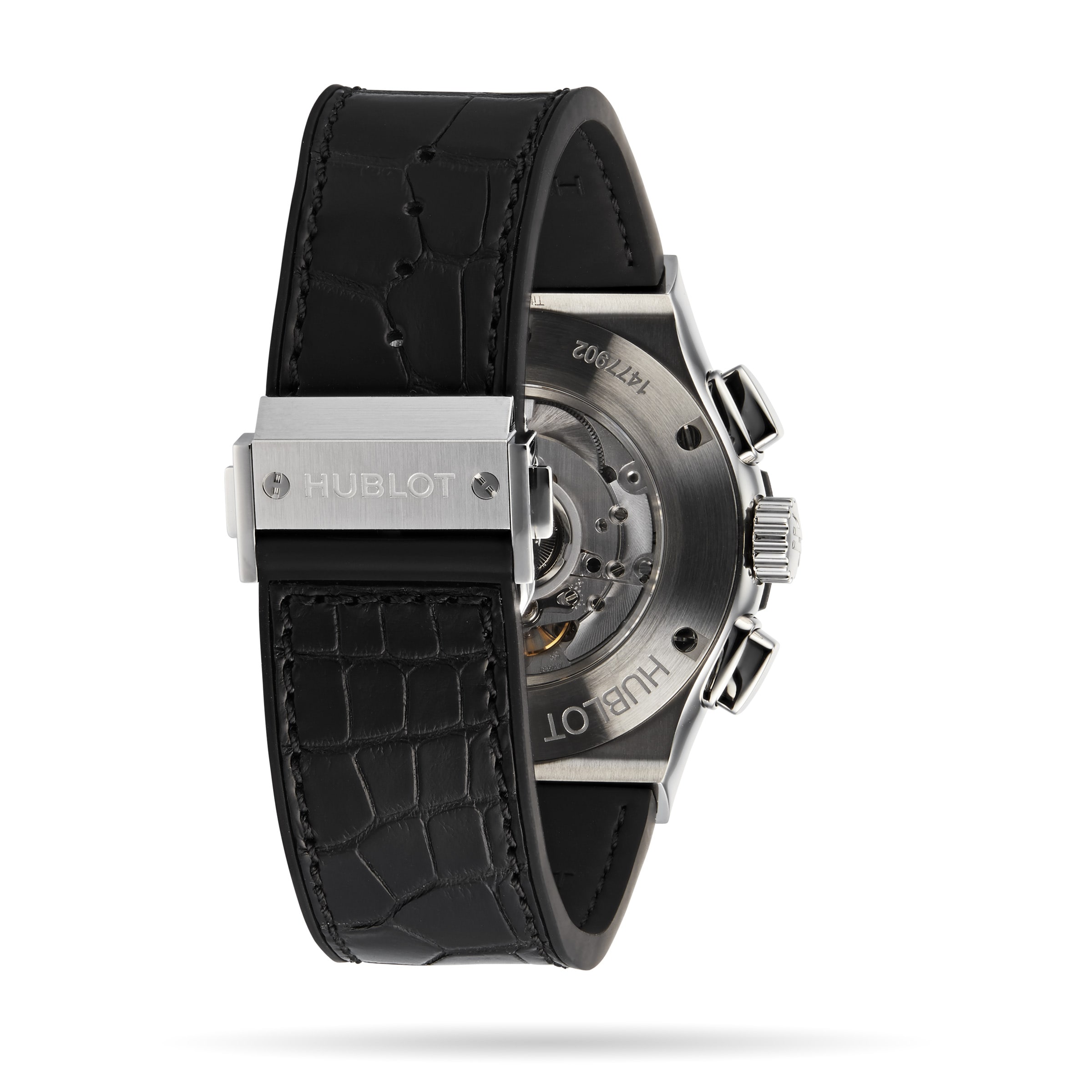 Hublot Titanium Automatic Skeleton Watch - 45mm Case | Leather Strap - Image 3