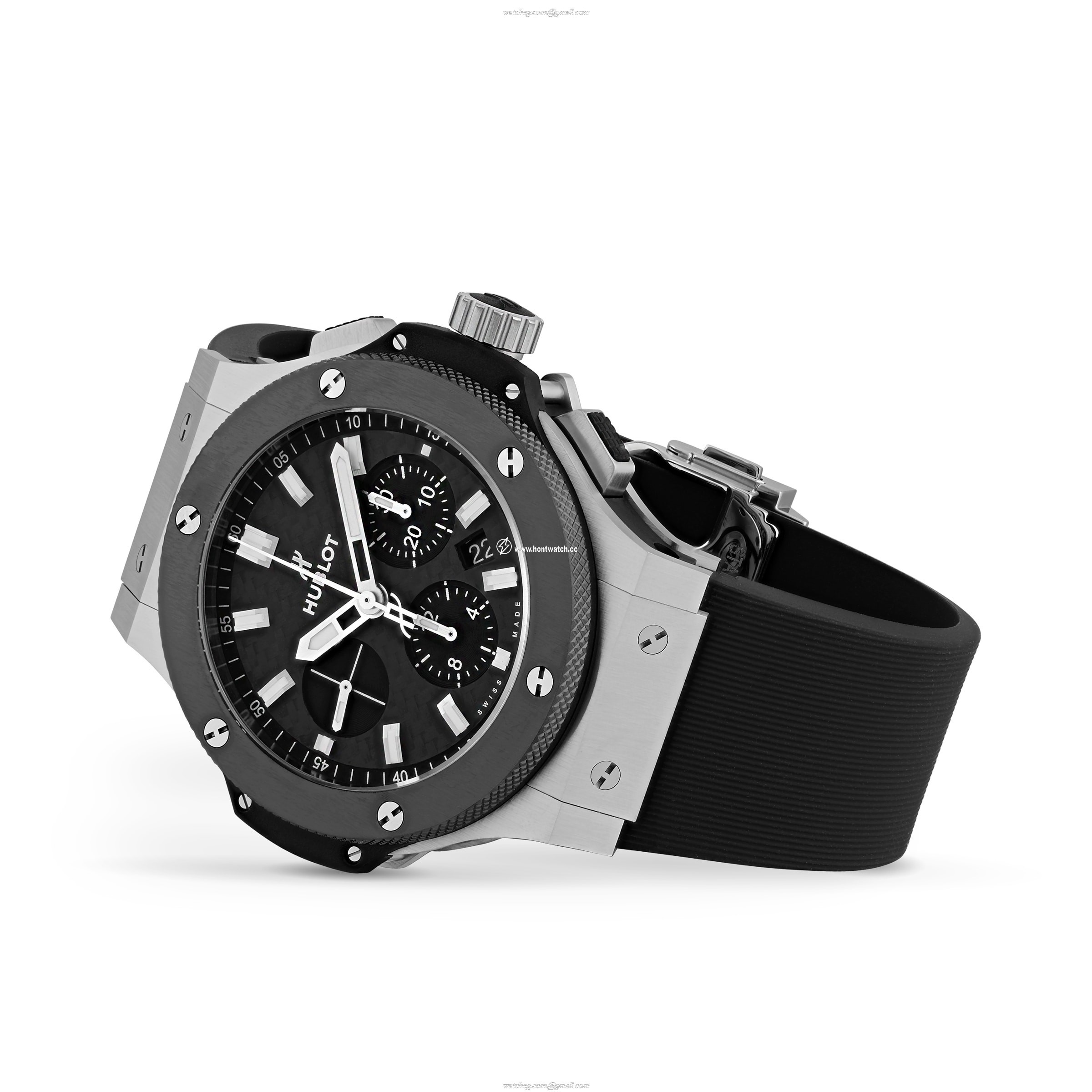 Hublot Big Bang 301.SM.1770.RX | 44mm Stainless Steel Automatic Watch - Black Dial - Image 2