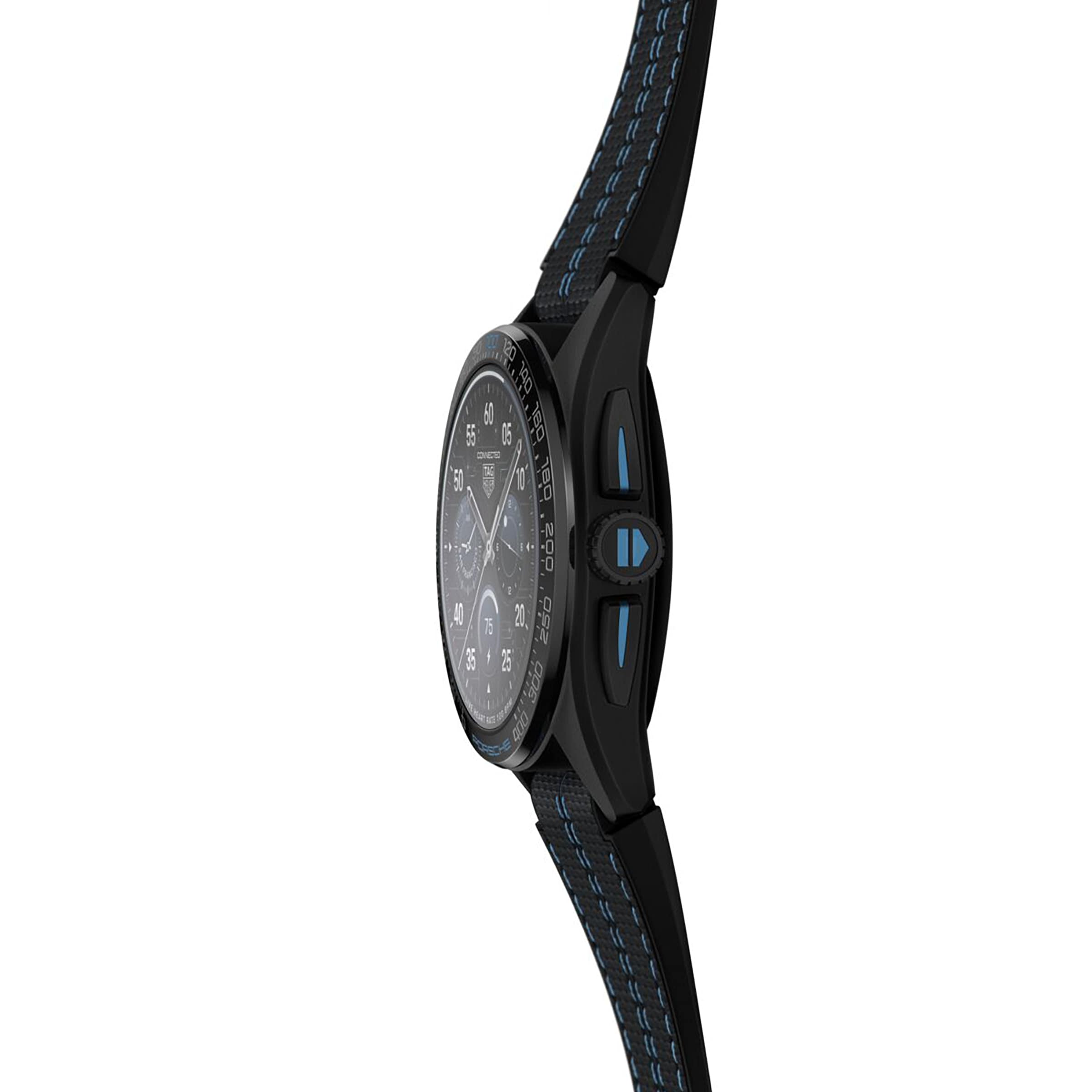 TAG Heuer Connected SBR8A82 Titanium DLC Smartwatch - 45mm Black - Image 4