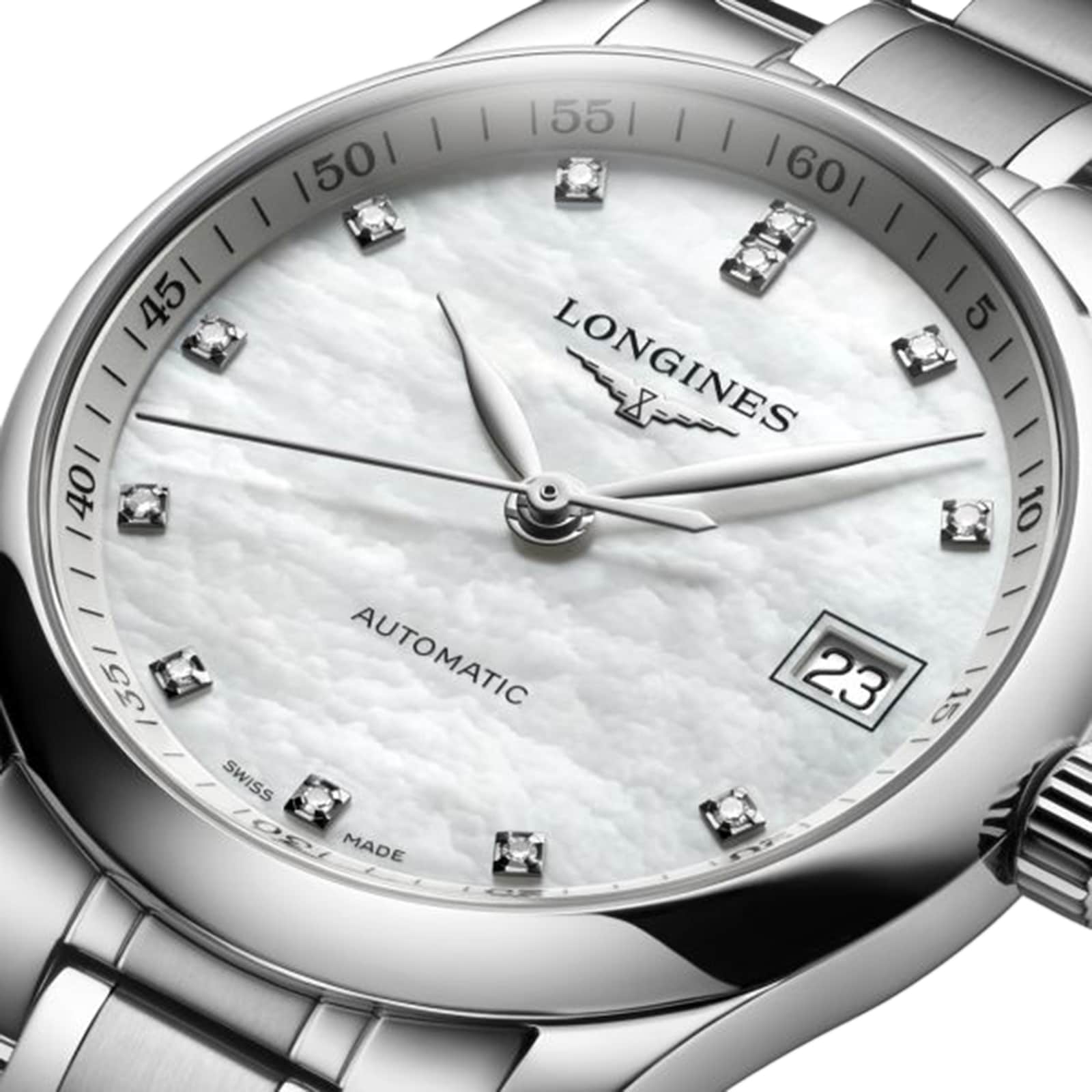 Longines Master Collection L23574876 - 34mm Automatic White Dial - Stainless Steel - Image 4